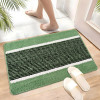 16x24 Inch Anti-Skid Water-Absorbent Door Mats for Home | Durable Main Entrance Footmats for Bathroom, Living Room & Office | Micro Wings Lining - Green