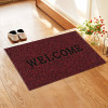 16x24 Inch Anti-Slip Welcome Print Grass Door Mats for Home| Durable Main Entrance Footmats for Bathroom, Living Room &amp; Office | Grass Cut - Red