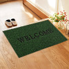 16x24 Inch Anti-Slip Welcome Print Grass Door Mats for Home| Durable Main Entrance Footmats for Bathroom, Living Room &amp; Office | Grass Cut - Green