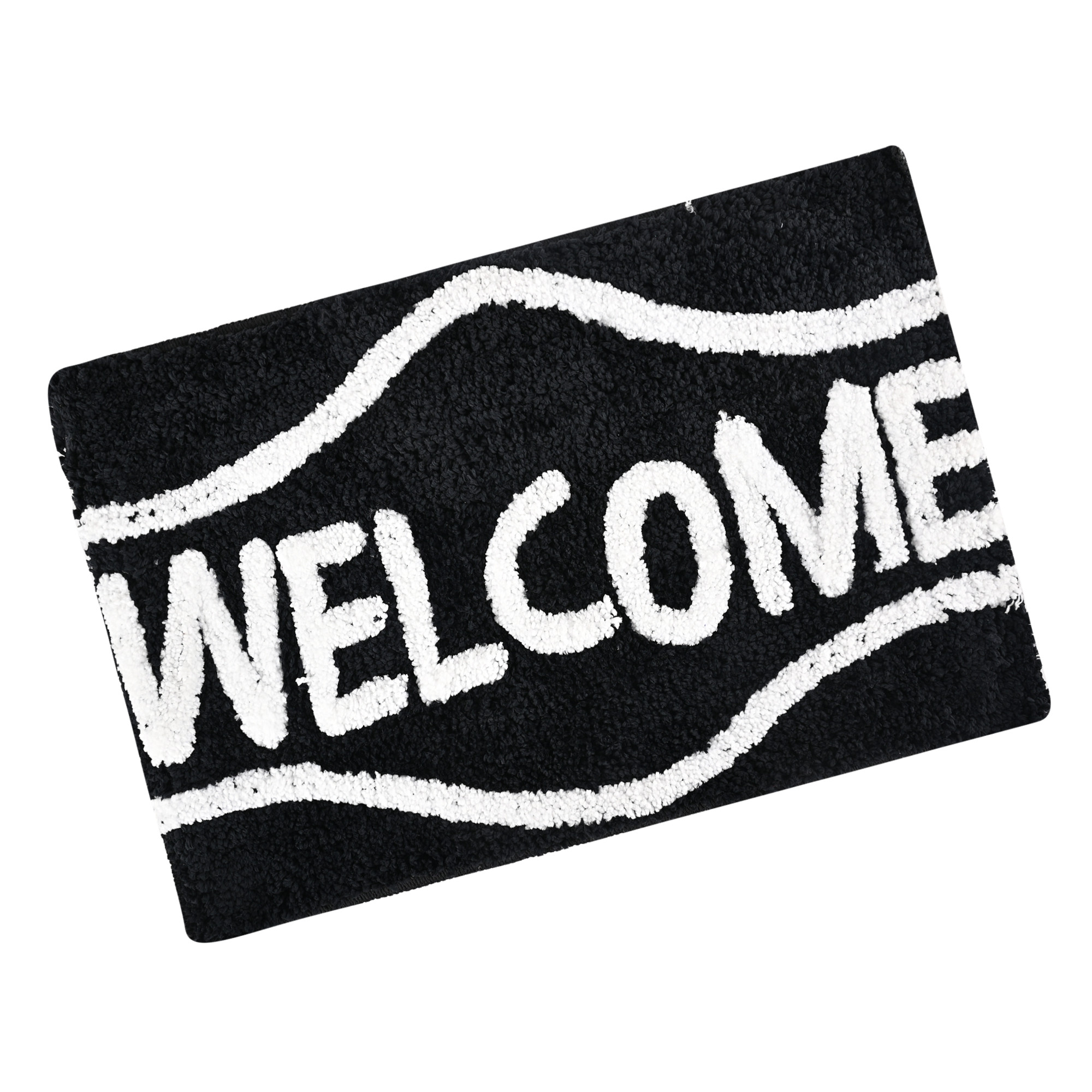 Kuber Industries 16x24 Inches Rectangle Super Soft Door Mats for Home  Living Room  Rainy Season Mats for Floor  Footmats for Bedroom Kitchen  Balcony  Charcoal Black