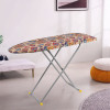 18 Inch Foldable & Height Adjustable Press Board Iron Stand with Heat Resistant Holder/Tray for Home | Anti Skid Press Table for Clothes | Mix Vintage- Cream