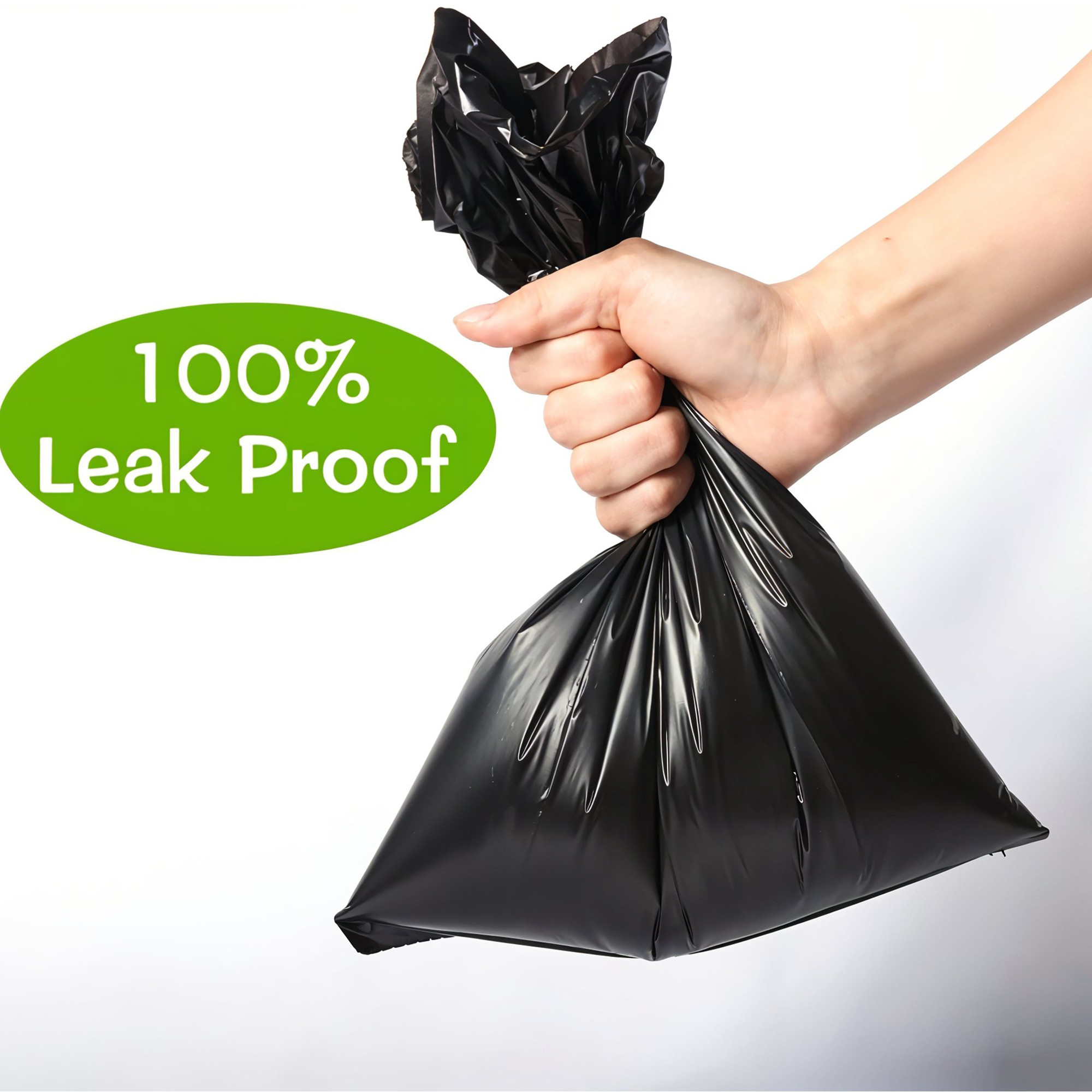 Kuber Industries 19x21 Inches Premium Garbage Bags for Dustbin Dustbin BagTrash Bag For Dry  Wet waste  Odour Free Black Dustbin Bag for Home Office Hotels Hospitals