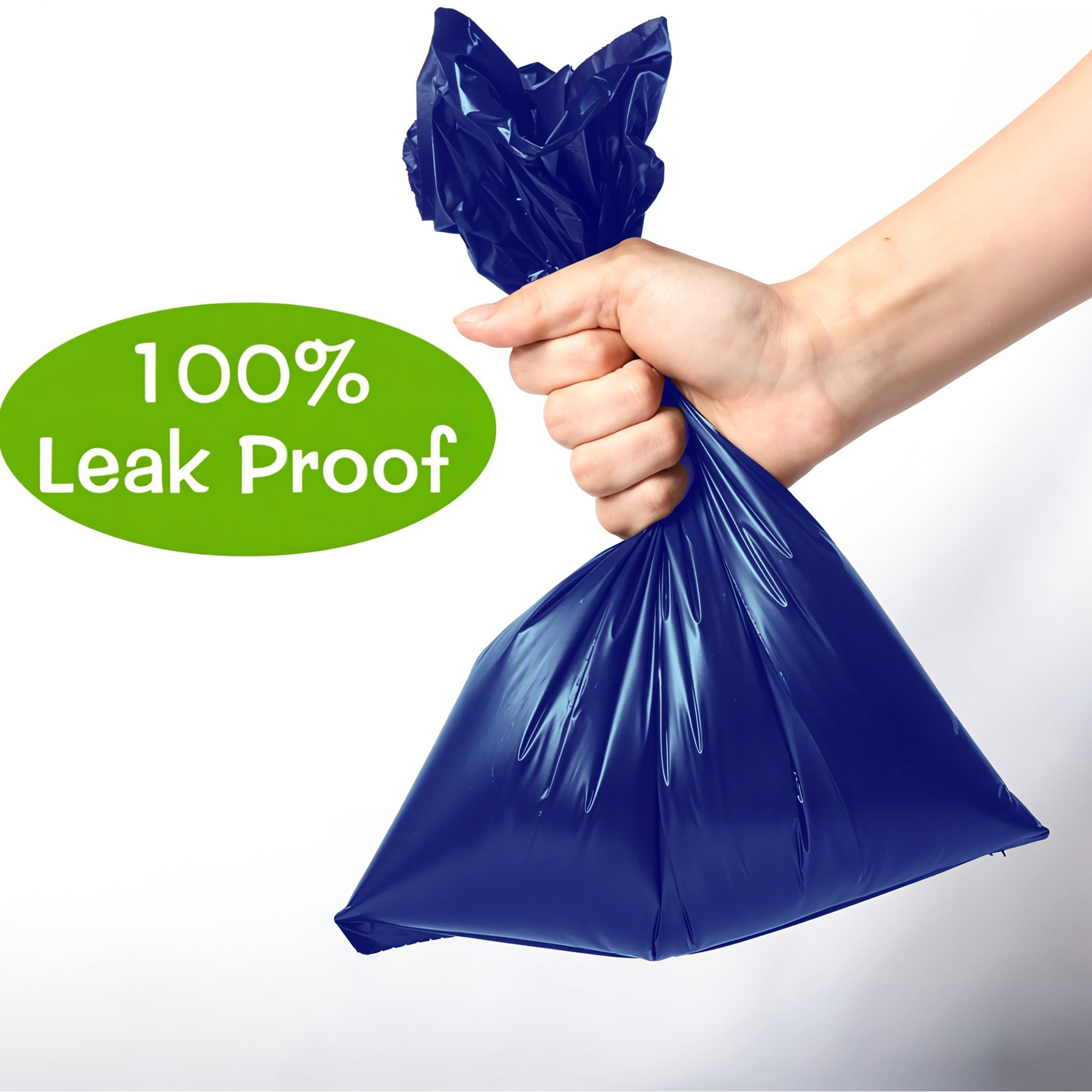 Kuber Industries 19x21 Inches Premium Garbage Bags for Dustbin Dustbin BagTrash Bag For Dry  Wet waste  Odour Free Blue Dustbin Bag for Home Office Hotels Hospitals