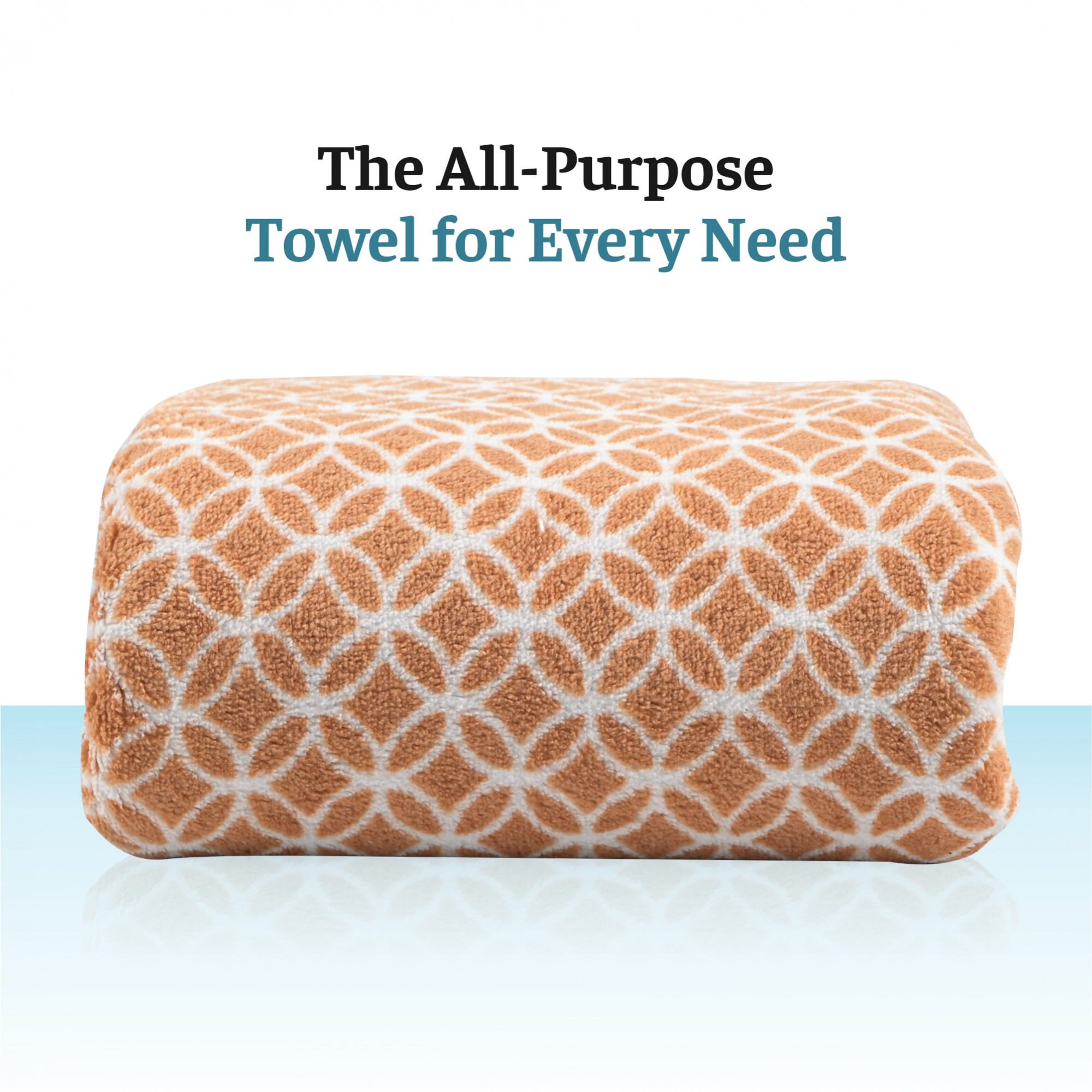 Kuber Industries 19x38 Inch Microfiber Soft Face Towels for Women and Men  280 GSM Quick Dry  Absorbent Hanging Hand Towels for Wash Basin Bathroom Kitchen and Home  Circle - Golden