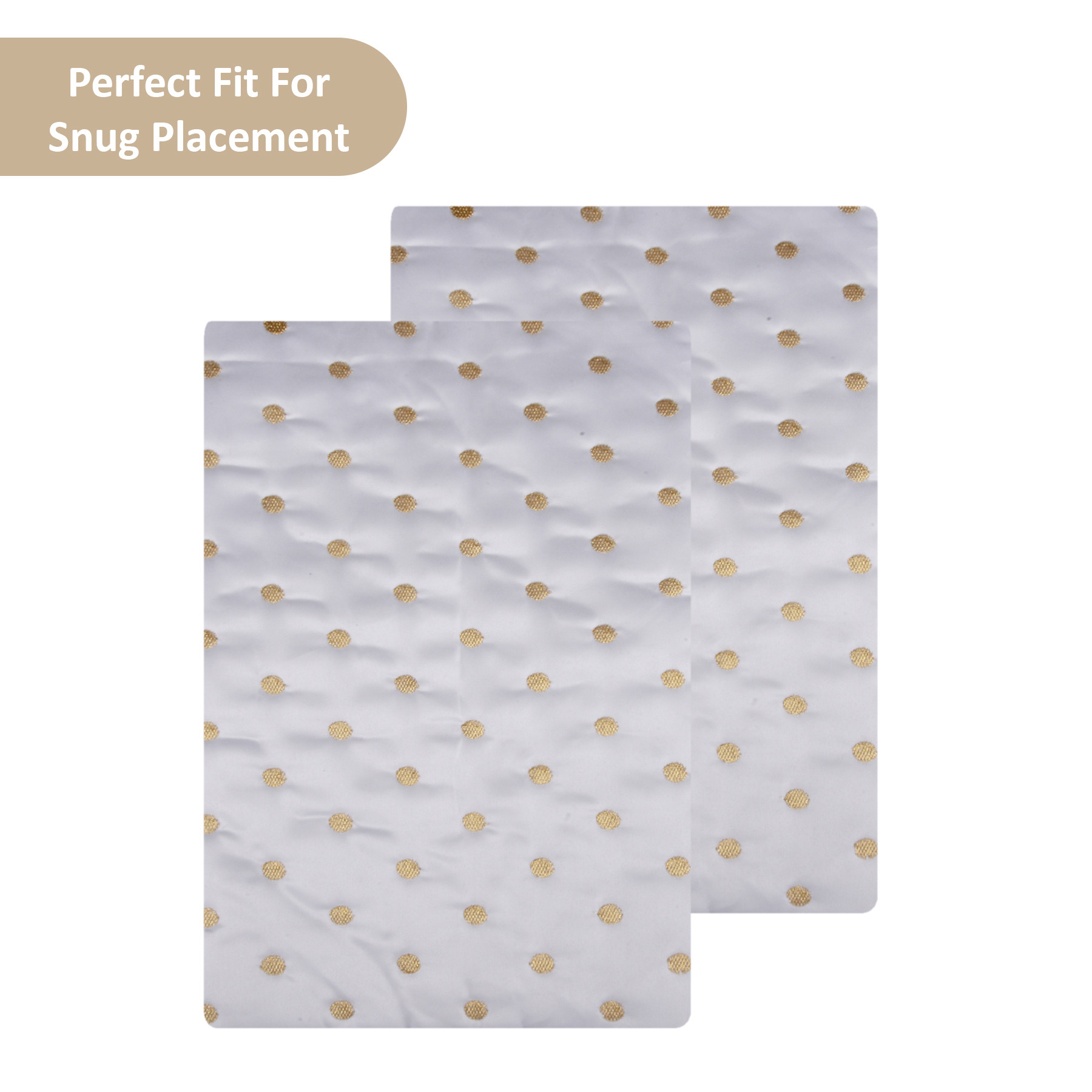Kuber Industries 2 Pcs Aesthetic BolsterSide Pillow Cover with Dori for Sofa  Diwan  Washable Cylindrical Takiya  Round Pillow Cover for Home Decoration  Polka Dot- White
