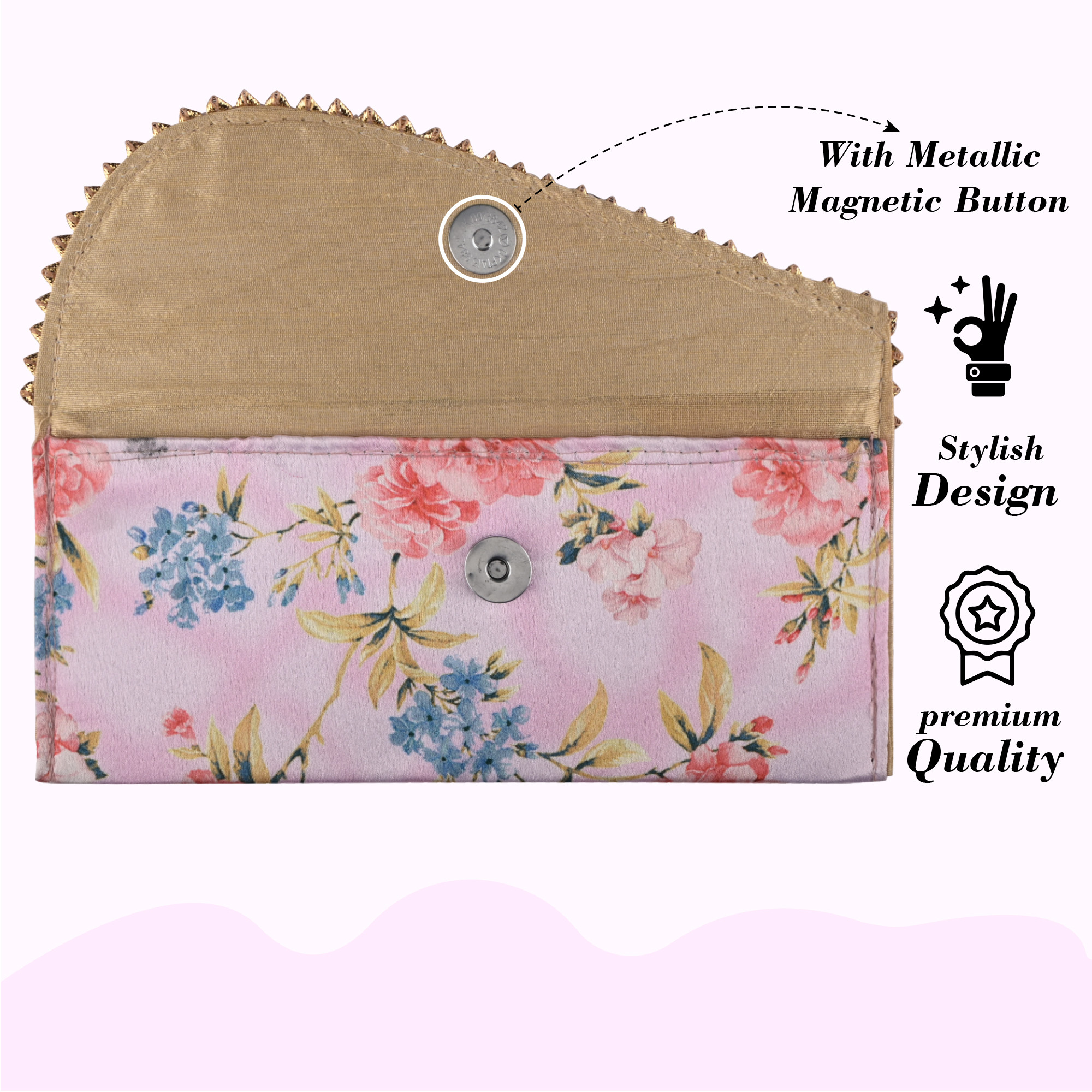 Kuber Industries 2 Pcs Fancy Silk Shagun Envelope for Gifting Money  Cash Gift Covers  Lifafa for Marriage Wedding Eid Ceremony  Festivals  Haldi  Mehndi Decoration  Pink