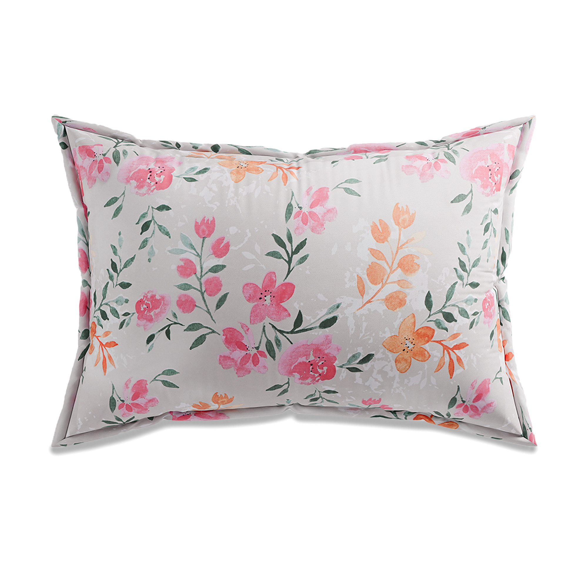 Kuber Industries 2 Pcs Soft Cotton Pillows Cover  20x30 Inches Machine Washable TakiyaPillow Case For Hotel  Restaurant  Breathable Envelope Closure  Leaf Print - Green