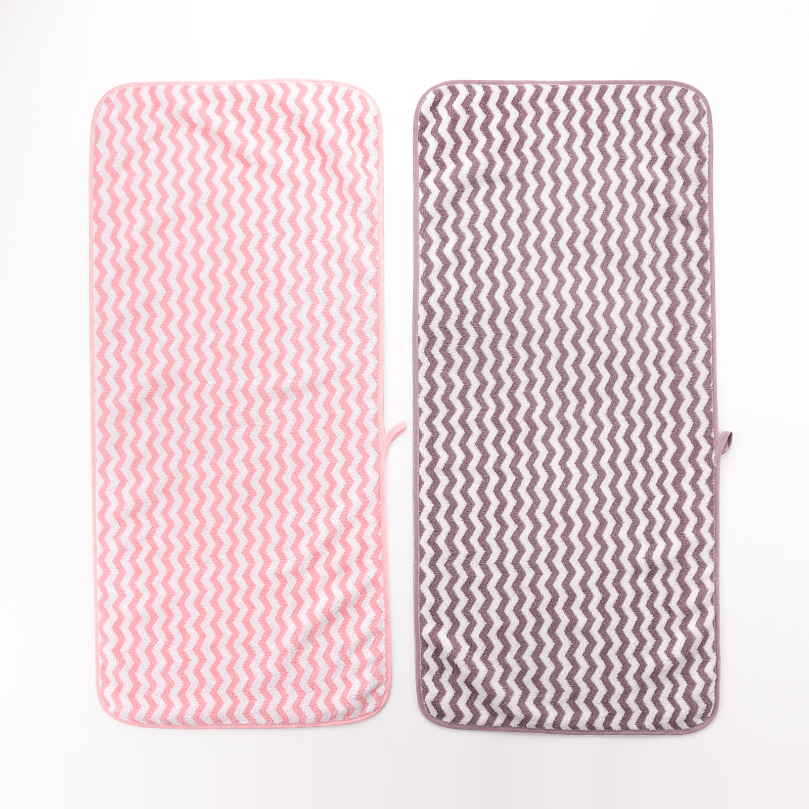 Kuber Industries 2 Piece Hand Towel Set|280 GSM|Gtm & Workout Towels|Super Absorbent & Antibacterial Treatment|Small Size, Travel Friendly  (Pink & Purple)