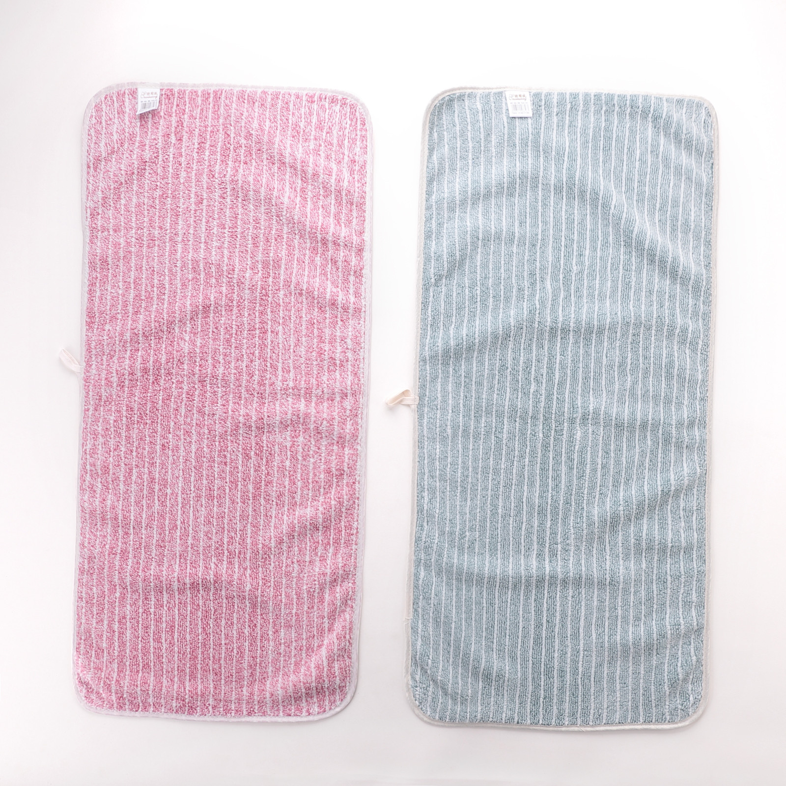 Kuber Industries 2 Piece Hand Towel Set|280 GSM|Gtm & Workout Towels|Super Absorbent & Antibacterial Treatment|Small Size, Travel Friendly  (Pink & Green)