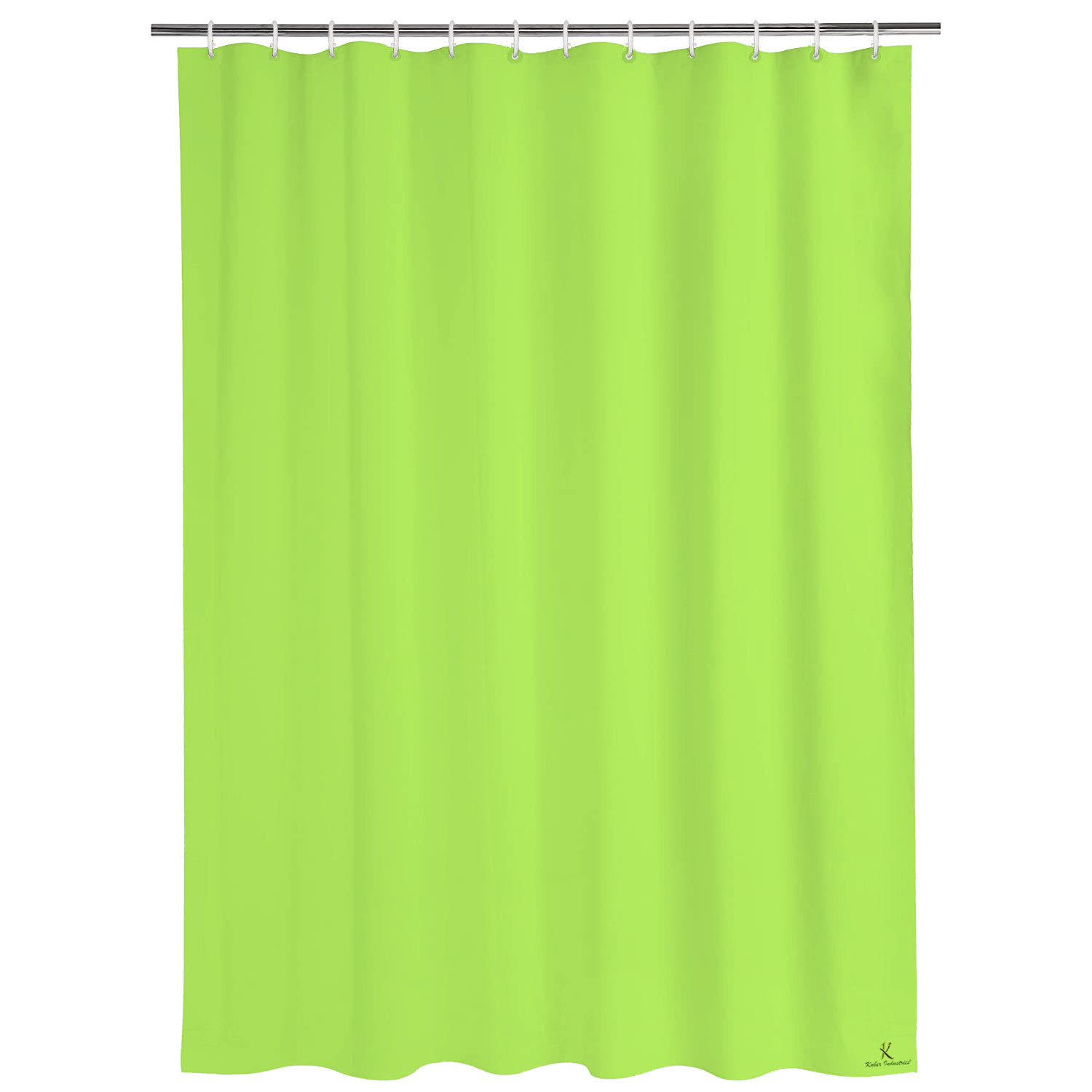 Kuber Industries 2 Pieces PEVA Shower Curtain Liner , Heavy Duty Plastic Shower Curtain With Hooks for Bathroom, Bathtub, 70