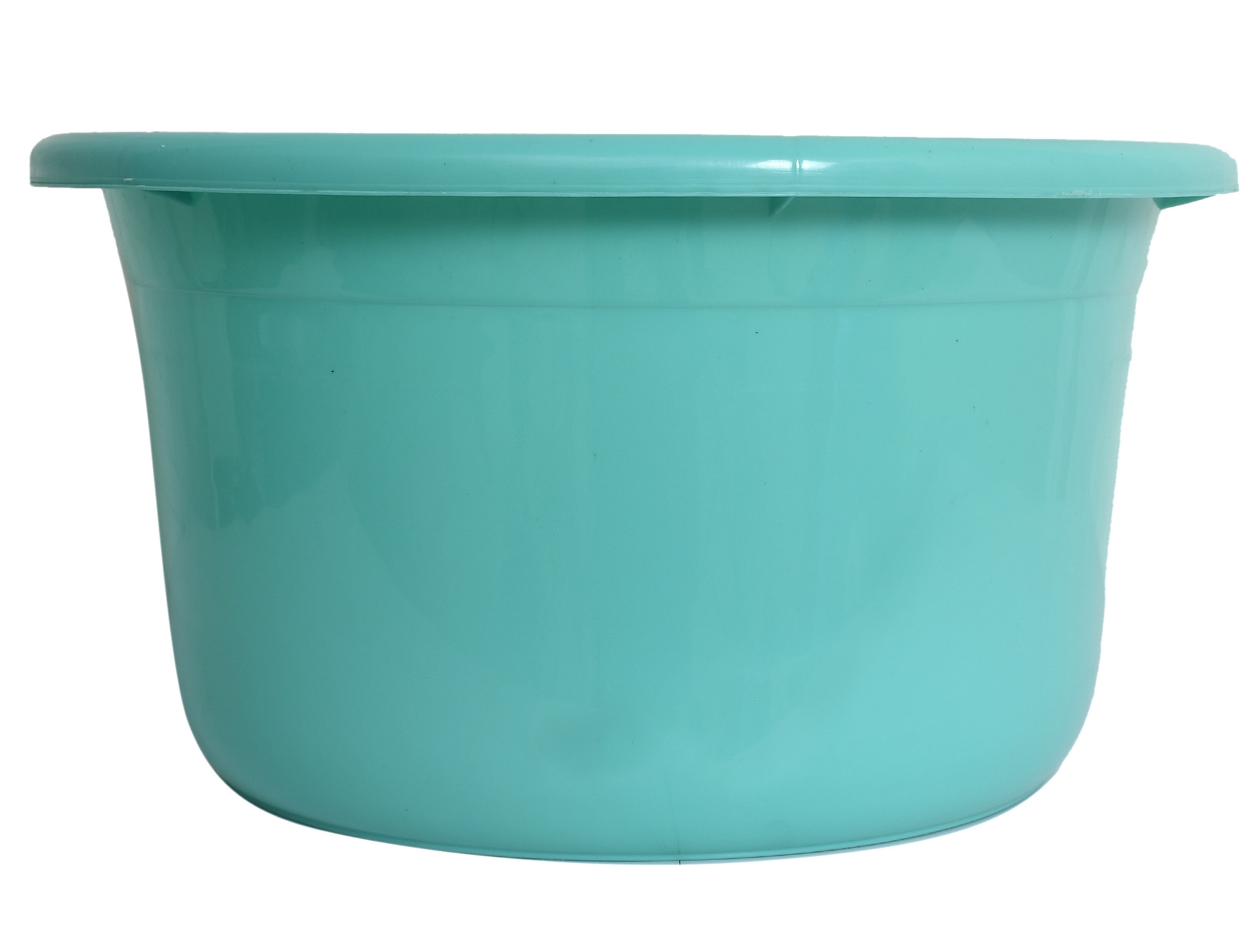 Kuber Industries 2 Pieces Unbreakable Plastic Multipurpose Bath Tub/Washing Tub 25 Ltr (Pink & Green)