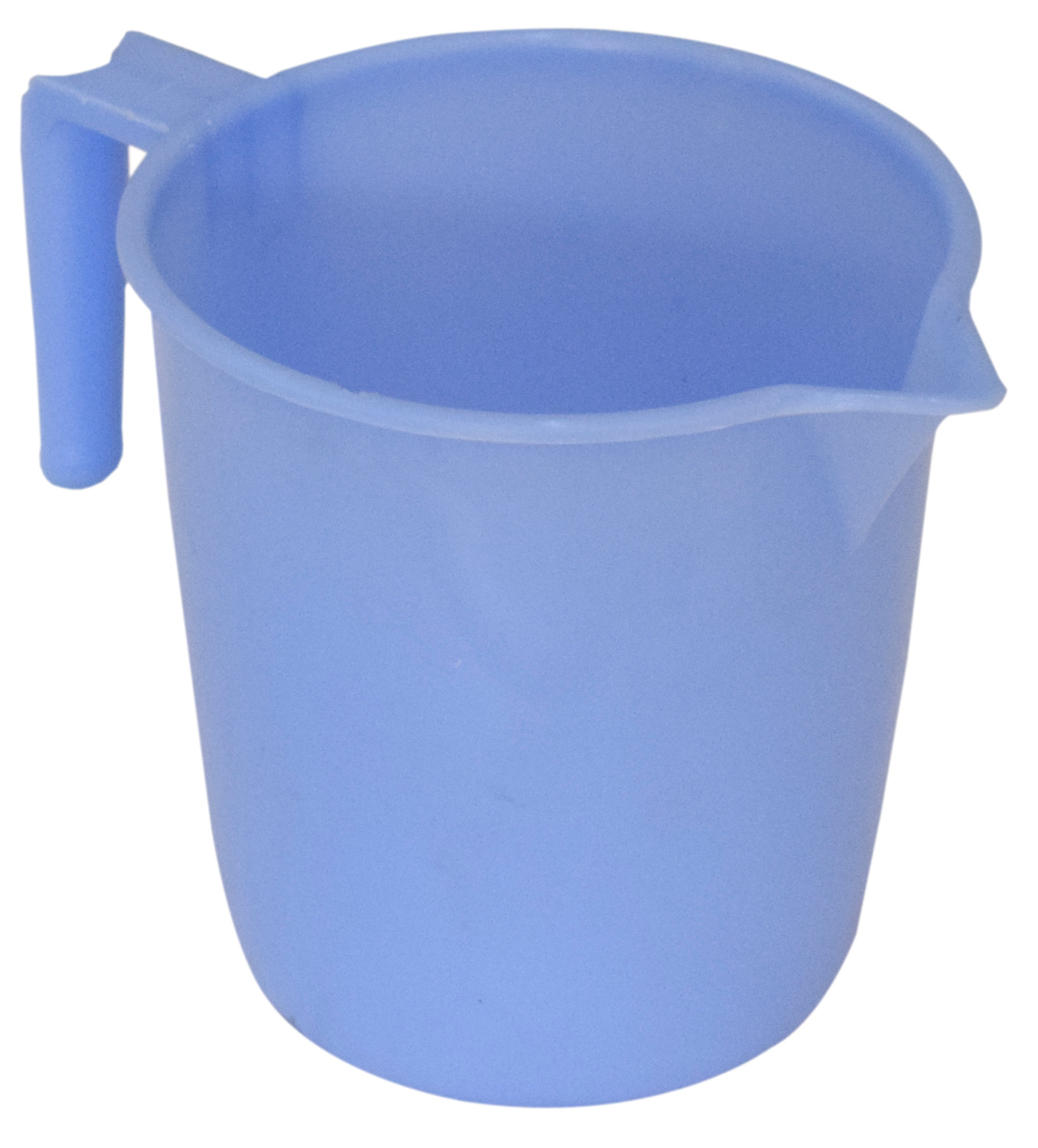 Kuber Industries 2 Pieces Unbreakable Virgin Plastic Multipurpose Bathroom Dustbin & Mug Set (Blue)