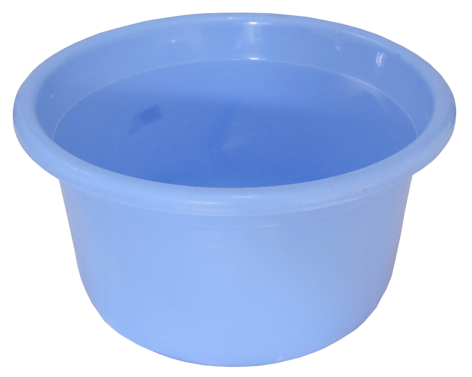 Kuber Industries 2 Pieces Unbreakable Virgin Plastic Multipurpose Bathroom Tub & Mug Set (Blue)