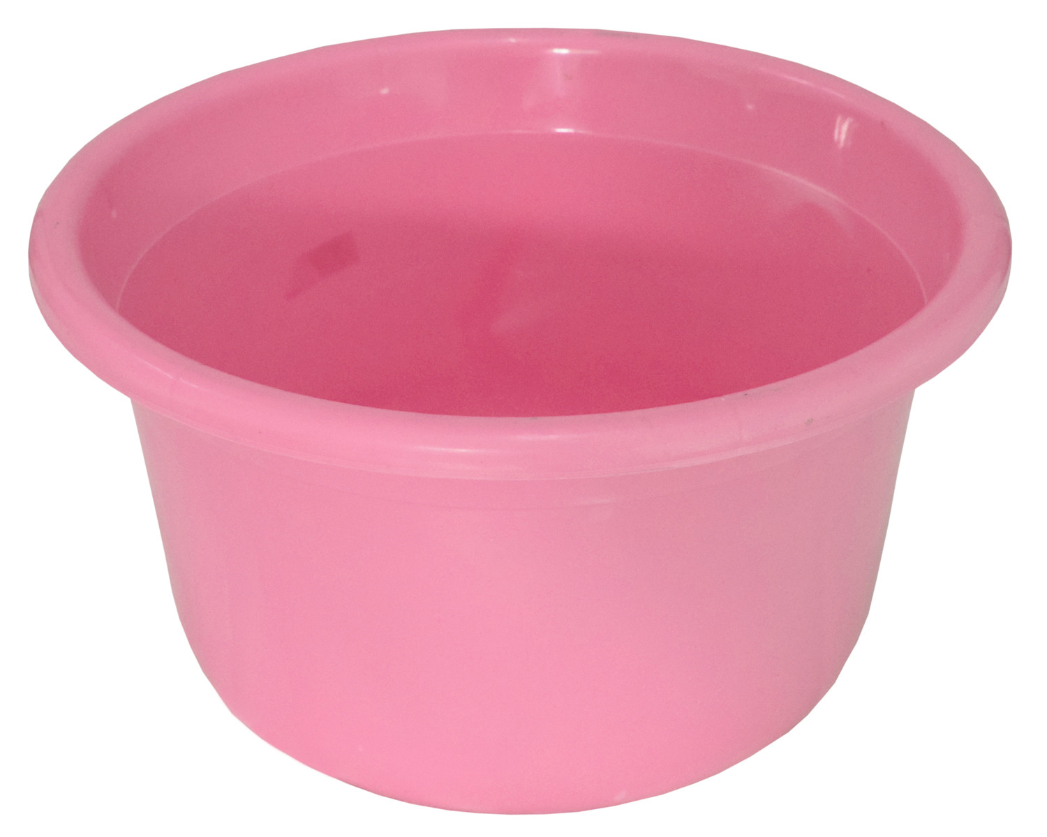 Kuber Industries 2 Pieces Unbreakable Virgin Plastic Multipurpose Bathroom Tub & Mug Set (Pink)
