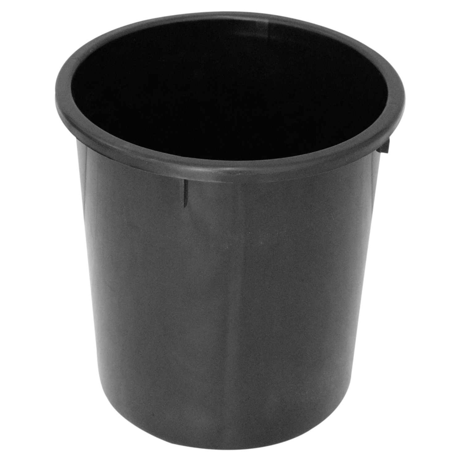 Kuber Industries 2 Pieces Unbreakable Virgin Plastic Multipurpose Bucket & Dustbin Set (Black)