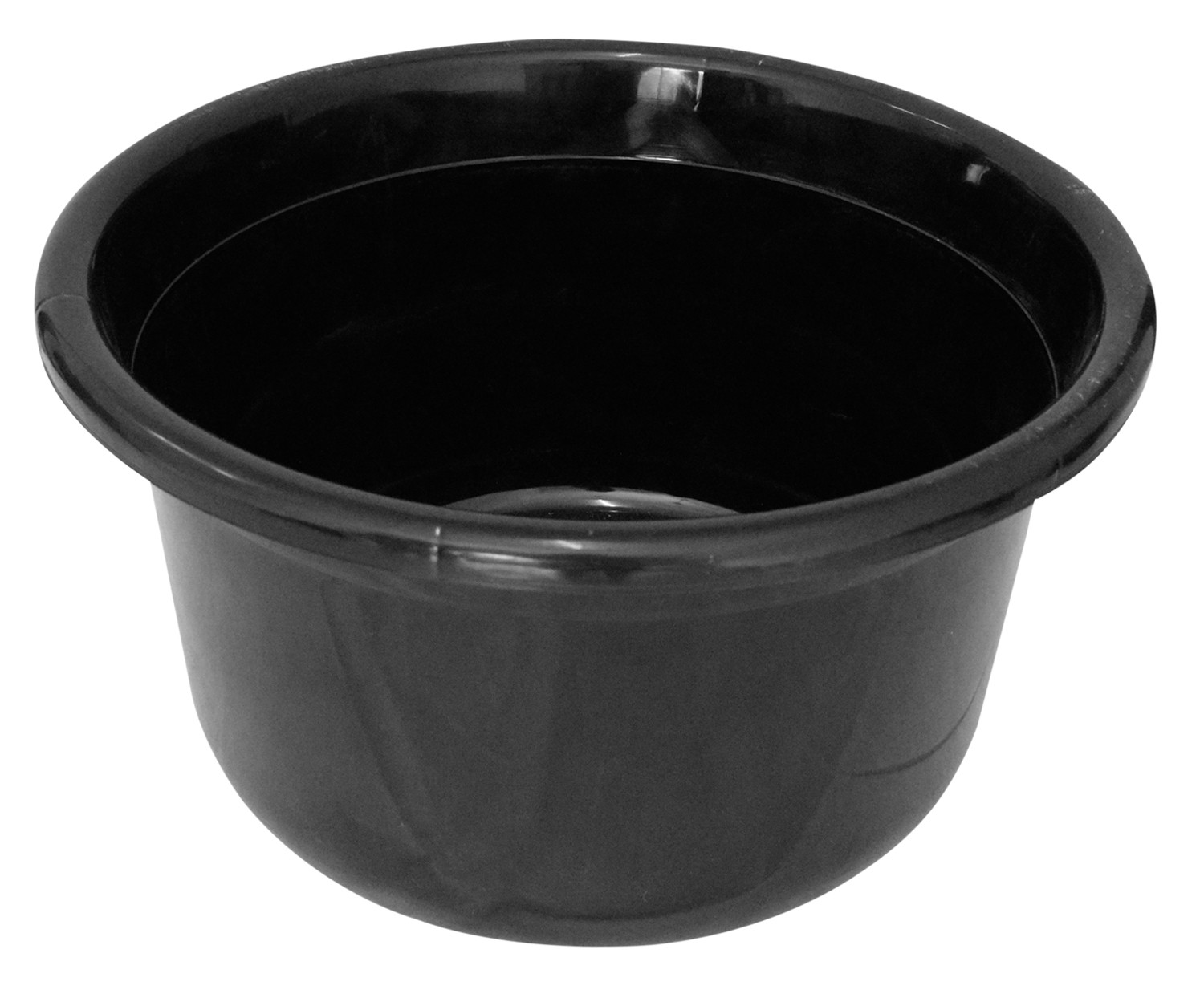 Kuber Industries 2 Pieces Unbreakable Virgin Plastic Multipurpose Bucket & Tub Set (Black)