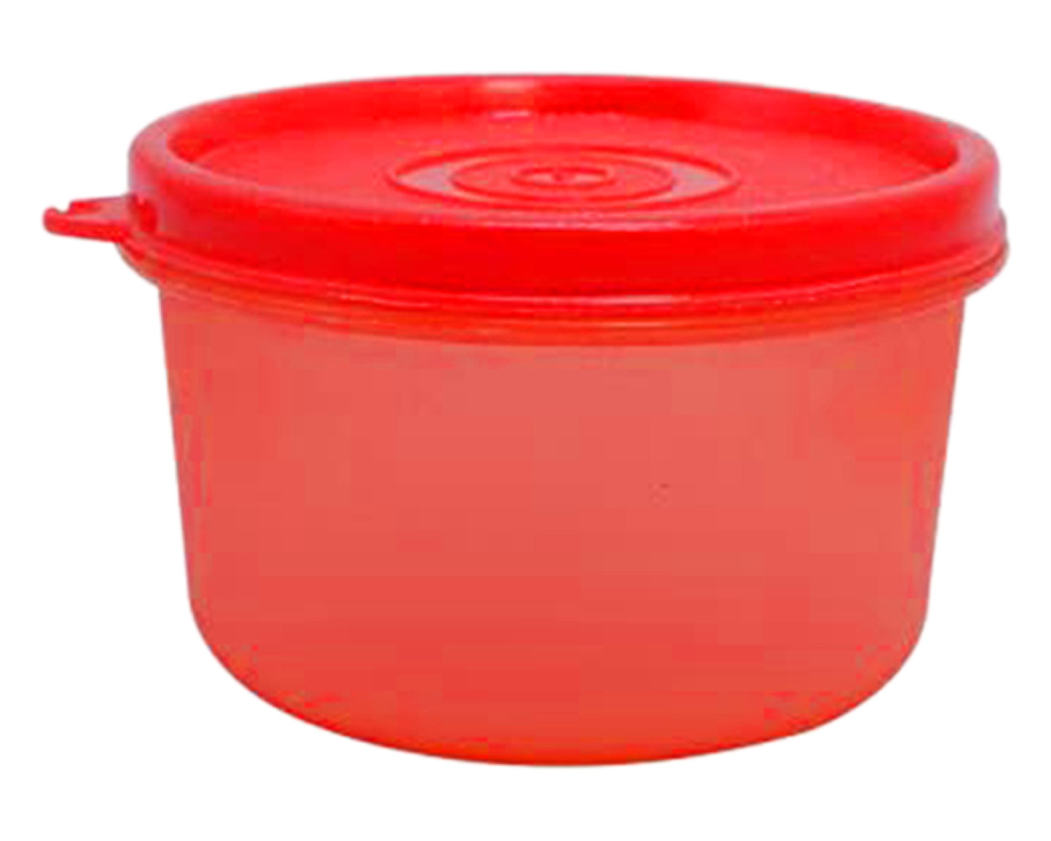 Kuber Industries 2 Plastic Containers Lunch Box Set With Cover (Red)