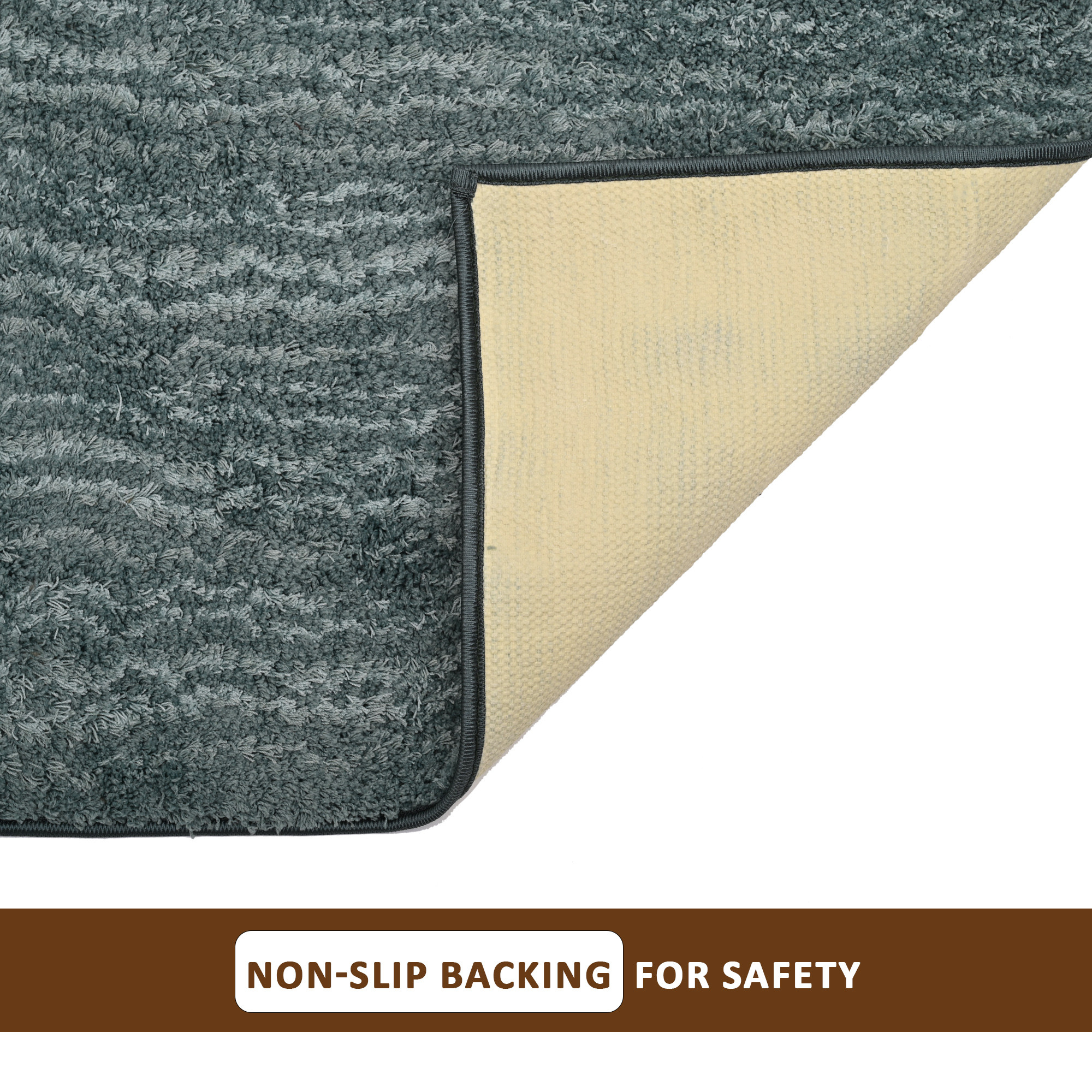 Kuber Industries 22x55 Inch Super Soft Runner for Bedroom  Living Room  Durable Bedside Carpet  Kitchen Runner for Floor  Foldable Rugs  Mat for Home  Light Green