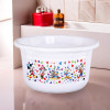 25 Ltr Bath Tub Plastic For Home, Washroom & Kitchen | Disney Print | Lightweight & Multipurpose Washing Tub - Suitable For Laundry And Cleaning | White