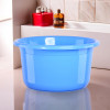 25 Ltr Bath Tub Plastic For Home, Washroom &amp; Kitchen | Lightweight &amp; Multipurpose Washing Tub - Suitable For Laundry And Cleaning | Blue