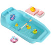 25 Ltr Plastic Bath Tub for Kids 0-3 Years | Bath Tub for New Born Baby | Bathing Tub Girls & Boys with Soap Tray | Water Tub for Baby/Infants | Mini Swimming Pool for Kids | Blue