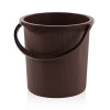 25 Ltr Plastic Bucket for Bathroom | Sturdy and Easy Grip Handle | Big Bucket for Bathing | Water Storage Bucket for Home | Bathroom Bucket for Shower | Magnite 25 | Brown