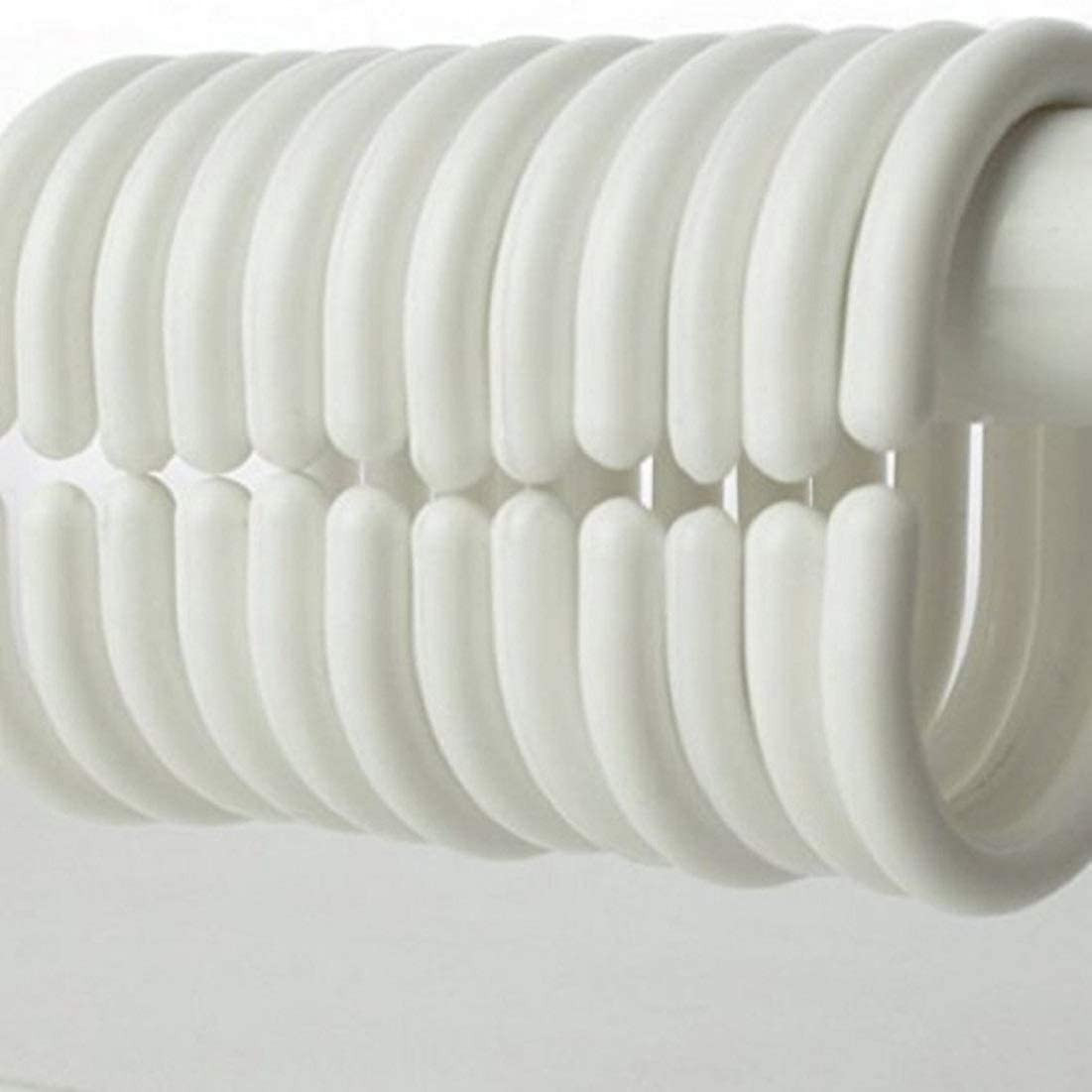 Kuber Industries 2MM Pack Of 1| Rings AC Curtain | PVC 6 Strips AC Curtain | Window Curtain for Bathroom | Curtains for Door | Waterproof Shower Curtain | 9 Feet| Transparent