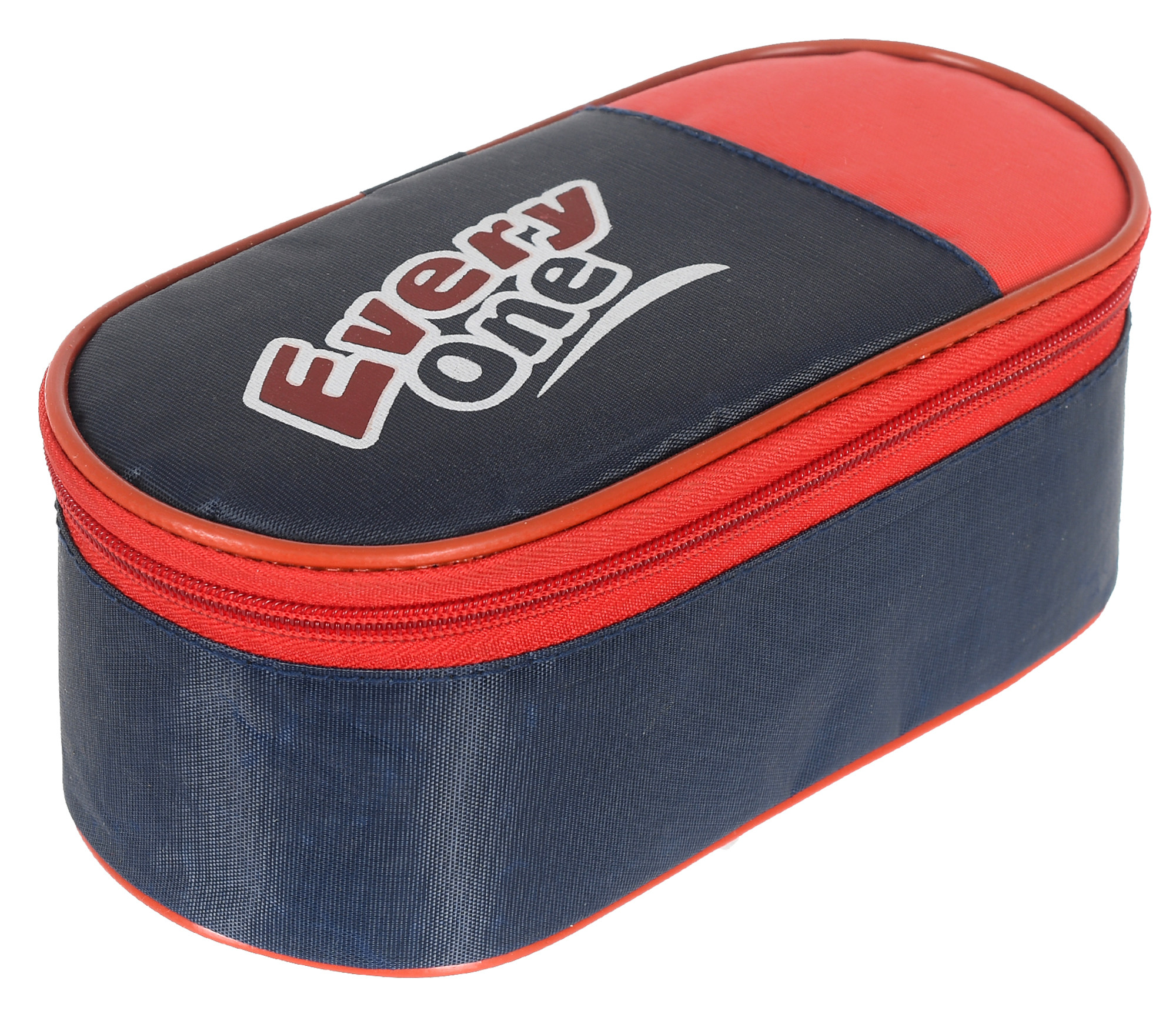 Kuber Industries 3 Container Double Decker Insulated Lunch Box Set for Office Men, Women, School Kids with Bag Cover (Blue & Red)