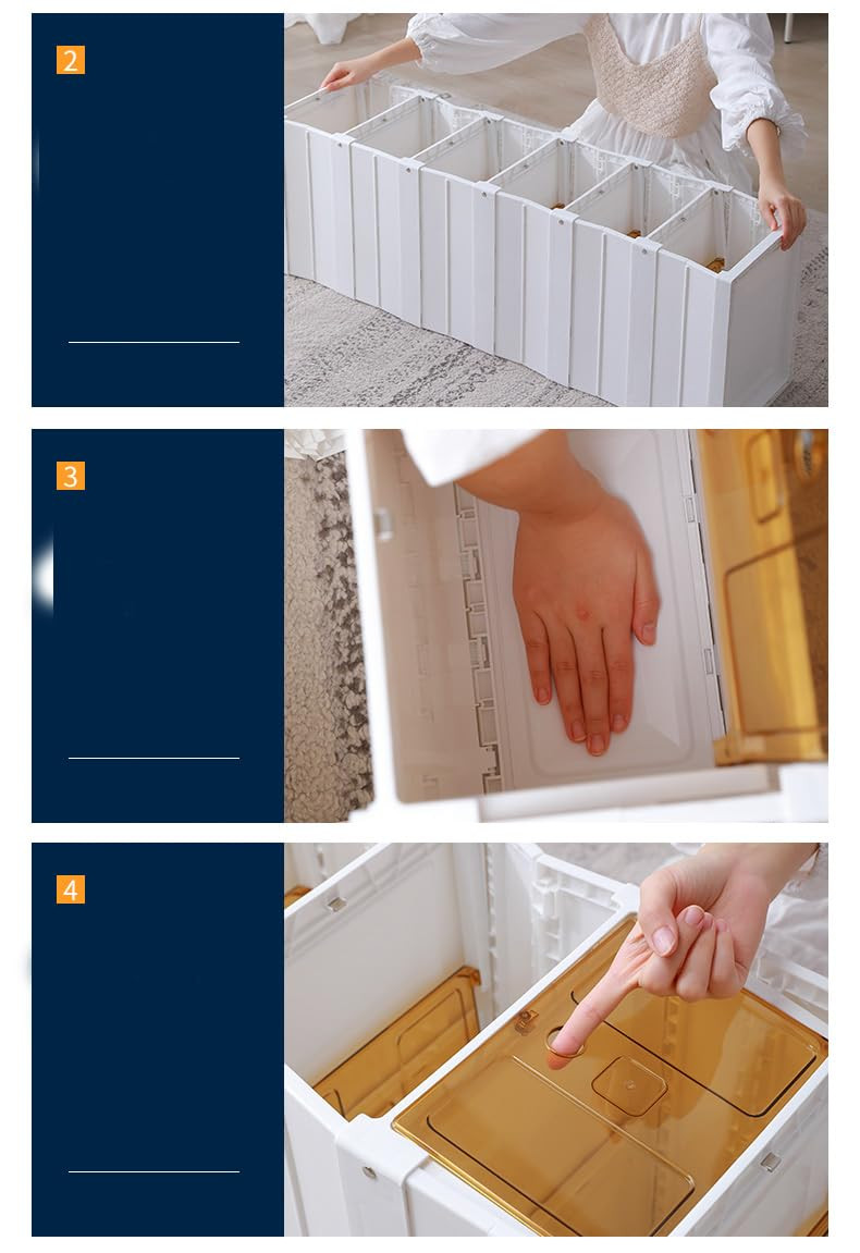 Kuber Industries 3 Layer Shoe Box for Storage|Multi-Purpose Plastic Shoe Rack|Installation Free Shoe Organizer|White