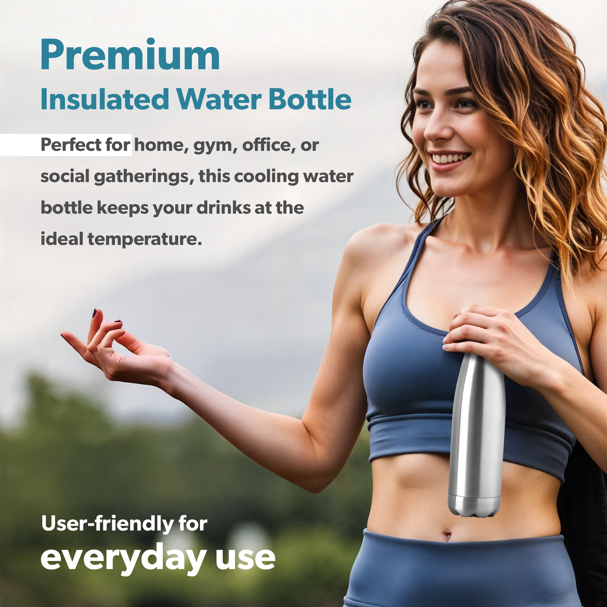 Kuber Industries 3 Pcs Insulated Steel Water Bottle 500 ml  Hot  Cold Thermos Flask  Thermosteel  Leakproof  Corrosion Resistant For Travel Office Trekking Home Office Kids  Silver