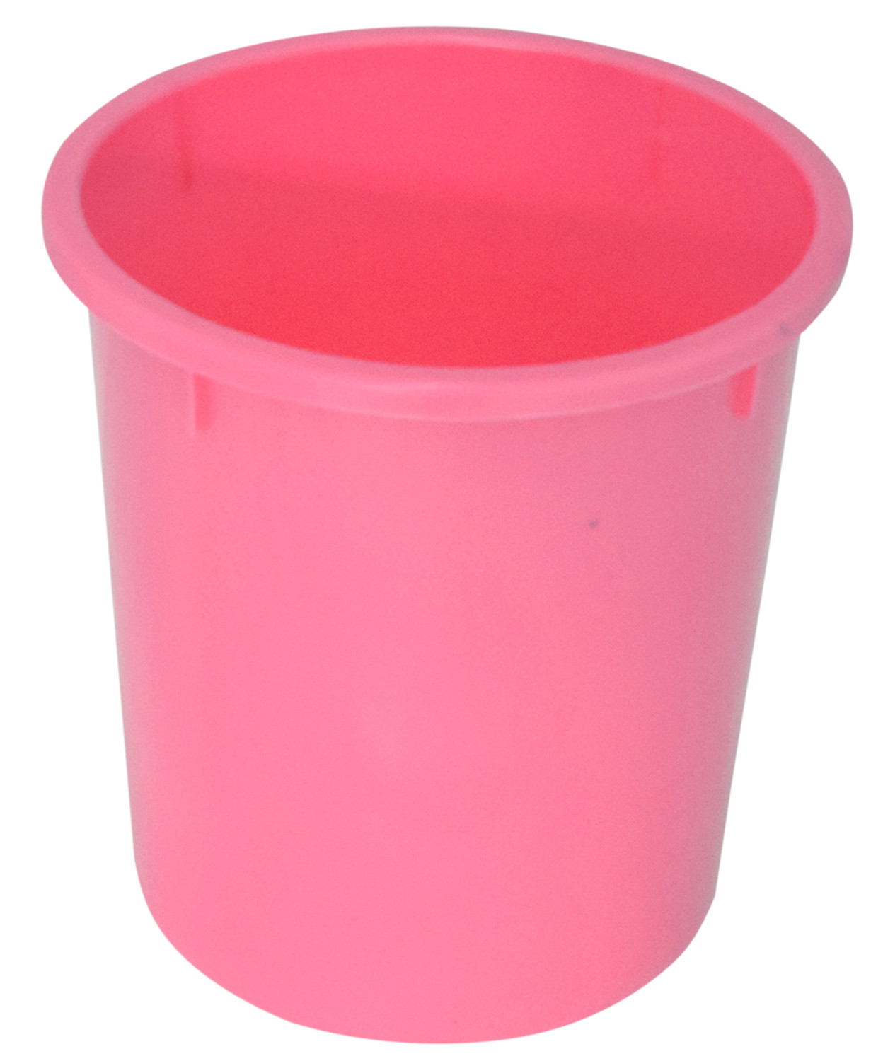 Kuber Industries 3 Pieces Unbreakable Virgin Plastic Multipurpose Bucket, Dustbin & Stool Set (Pink)