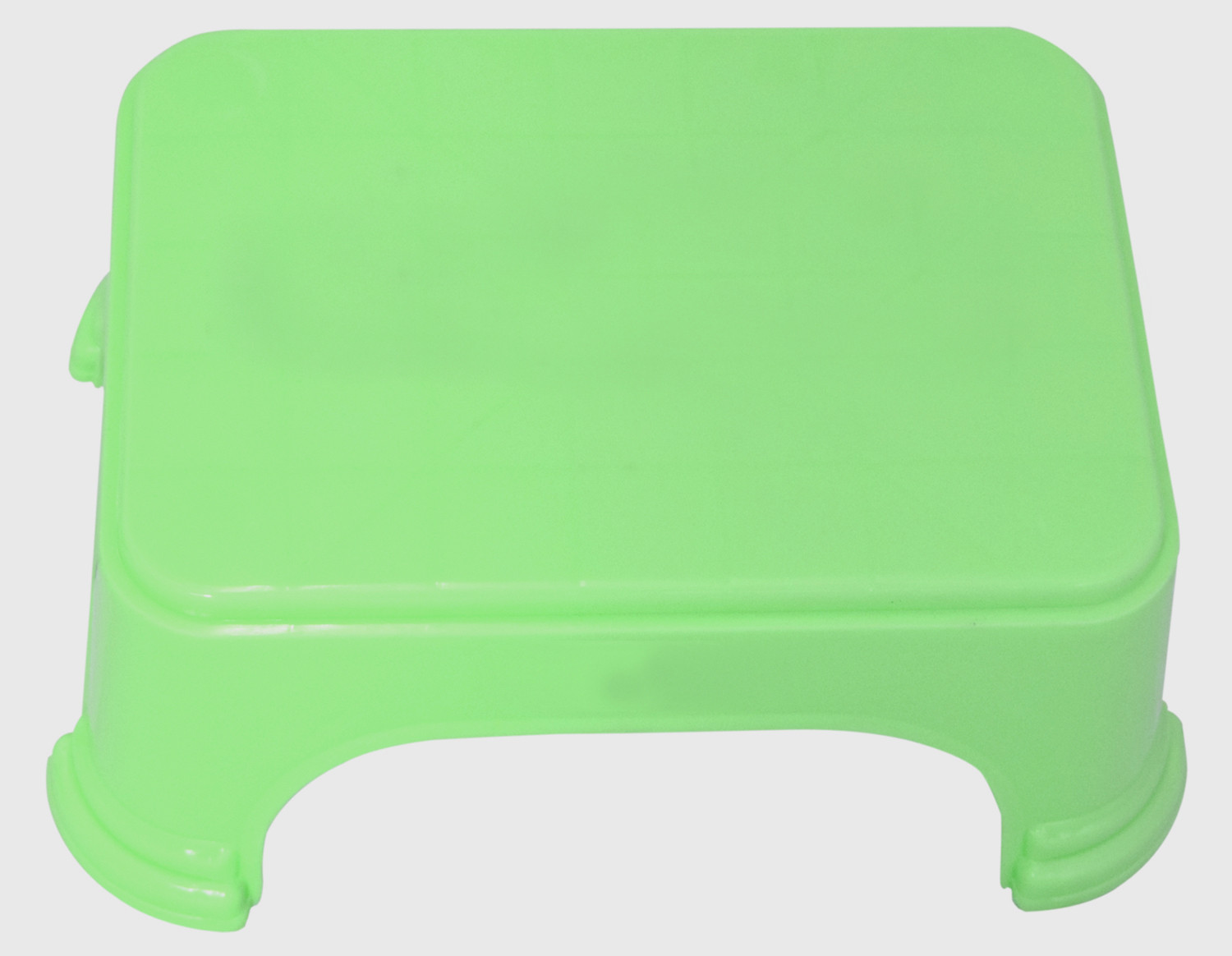 Kuber Industries 3 Pieces Unbreakable Virgin Plastic Multipurpose Mug, Dustbin & Stool Set (Green)