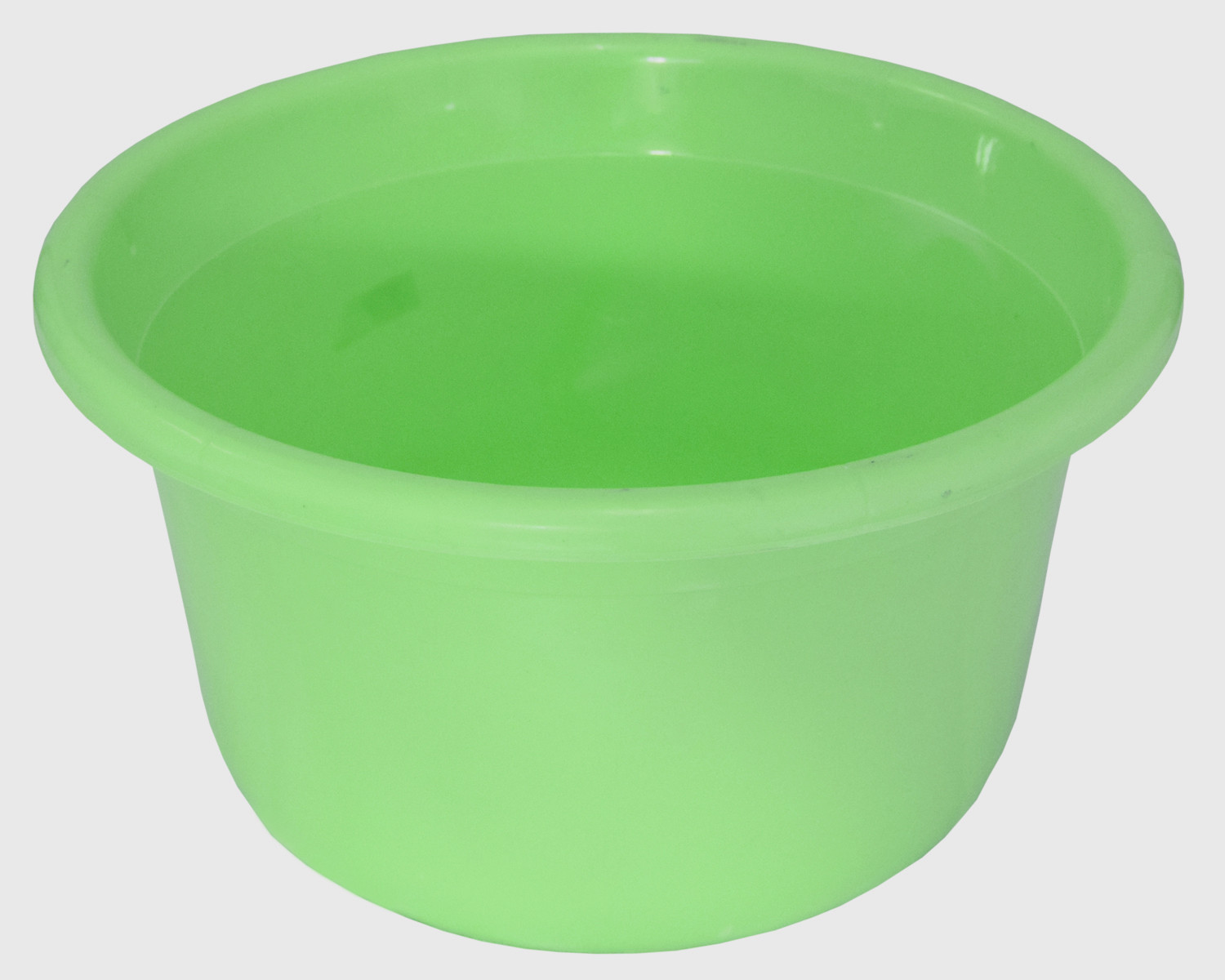 Kuber Industries 3 Pieces Unbreakable Virgin Plastic Multipurpose Mug, Dustbin & Tub Set (Green)