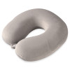 Kuber Industries 360° Memory Foam Neck Pillow for Travelling | Soft and Supportive Neck and Head Rest for Sleeping | Travel Pillow for Flights, Train and Long Trips | JR-1-LGRY | Light Grey