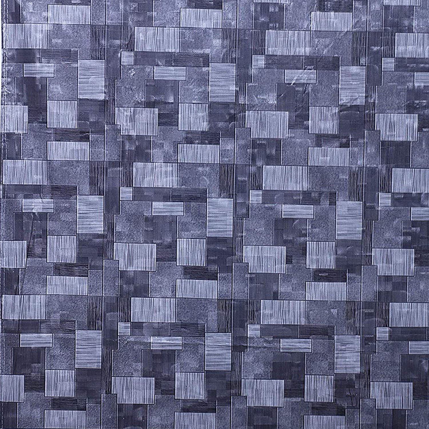 Kuber Industries 3D Checkered Design PVC Microwave Oven Full Closure Cover for 30 Litre (Grey)