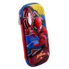 3D Kids Pencil Box Boys for School with Zip | Kids Pencil Box for Girls - Ideal for Storing Pens, Markers &amp; Erasers | Marvel Spider Man Print - Maroon