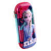 3D Kids Pencil Box for Girls with Zip | Multi-Purpose Pencil Case - Ideal for Storing Pens & Erasers | Disney Frozen Elsa Print - Blue