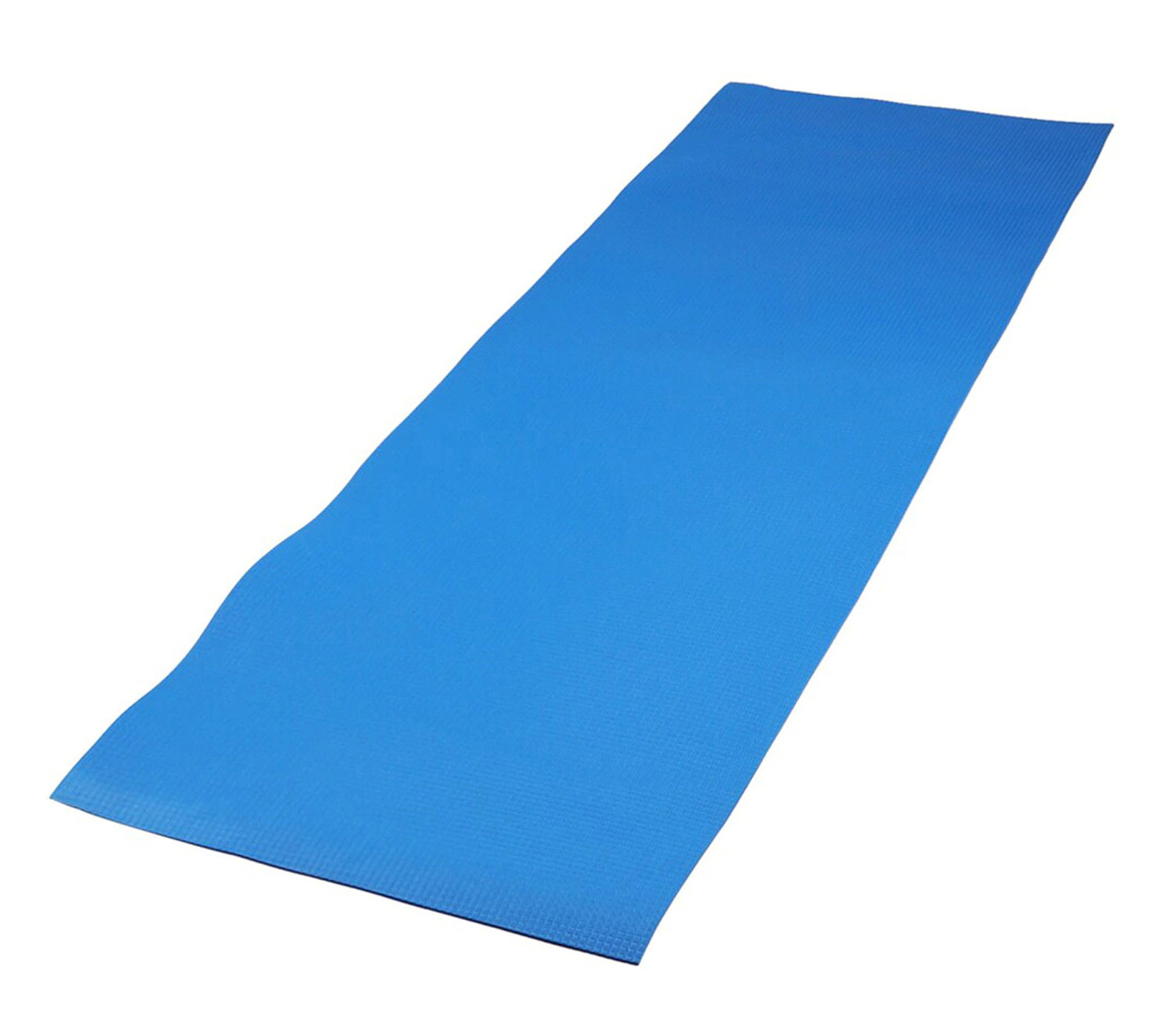 Kuber Industries 4 MM Extra Thick Yoga mat for Gym Workout and Flooring Exercise Long Size Yoga Mat for Men and Women, 6 x 2 Feet (Blue)-33_S_KUBQMART11580