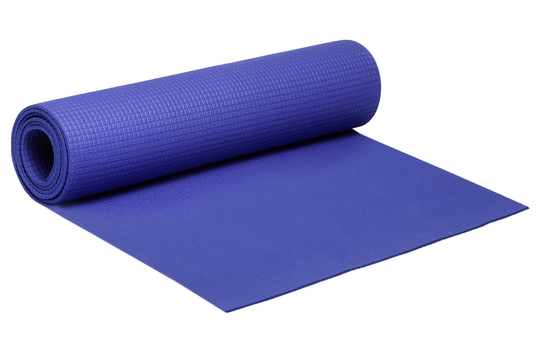 Kuber Industries 4 MM Extra Thick Yoga mat for Gym Workout and Flooring Exercise Long Size Yoga Mat for Men and Women, 6 x 2 Feet (Royal Blue)-33_S_KUBQMART11582