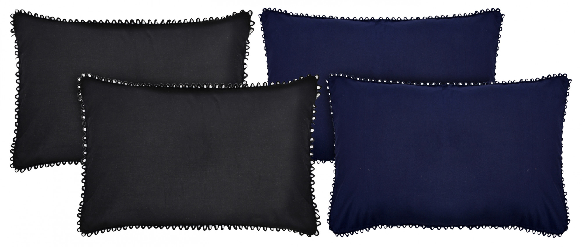 Kuber Industries 4 Piece Cotton Pillow Cover Set-17