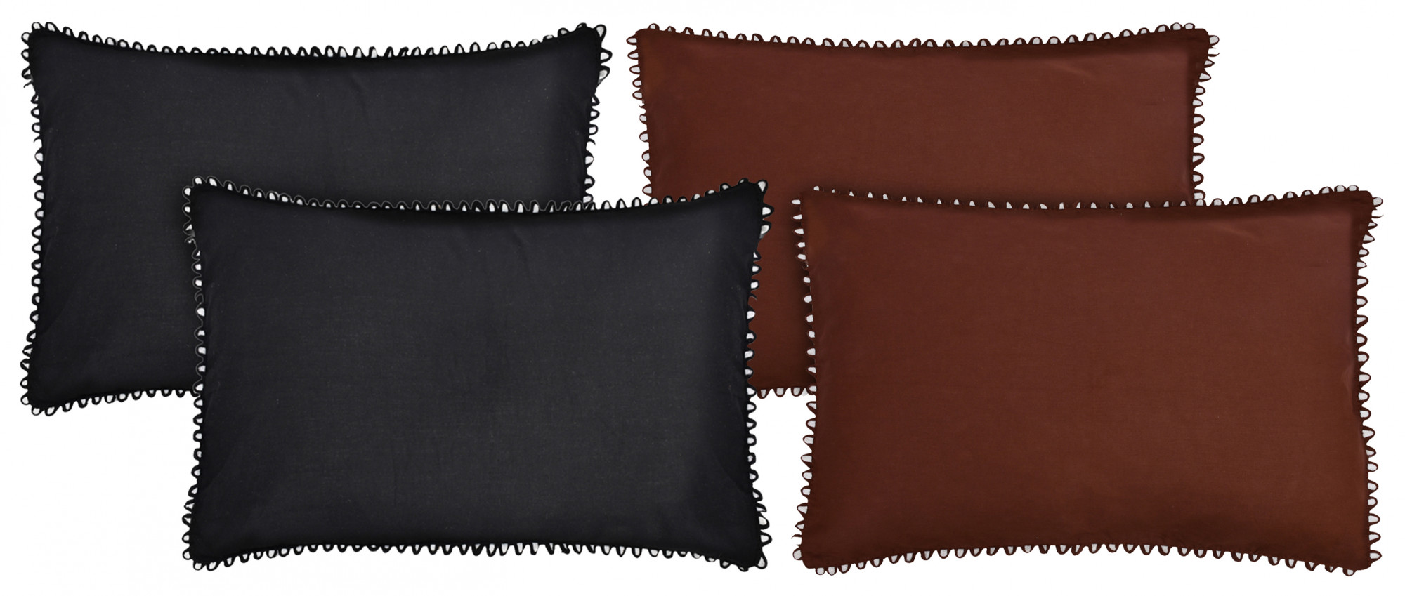 Kuber Industries 4 Piece Cotton Pillow Cover Set-17