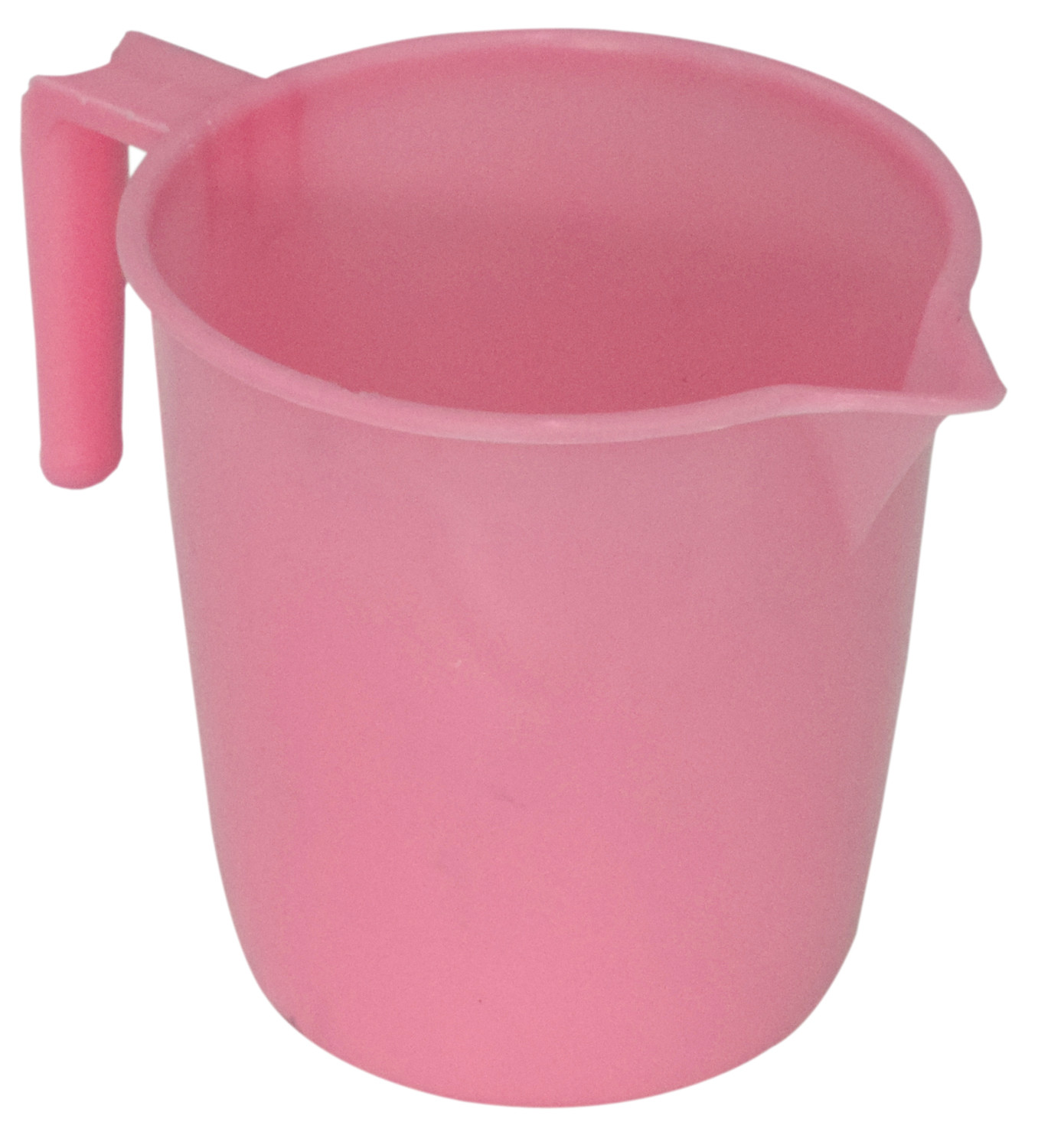 Kuber Industries 4 Pieces Unbreakable Virgin Plastic Multipurpose Mug, Stool, Dustbin & Tub Set (Pink)