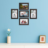 4 x 6 Inches Small Photo Frame Set of 5 for Hanging Wall Decor | Plexi Glass | Picture Frames for Home Decor and Office | Photoframe for Living Room and Bedroom Wall | Brown