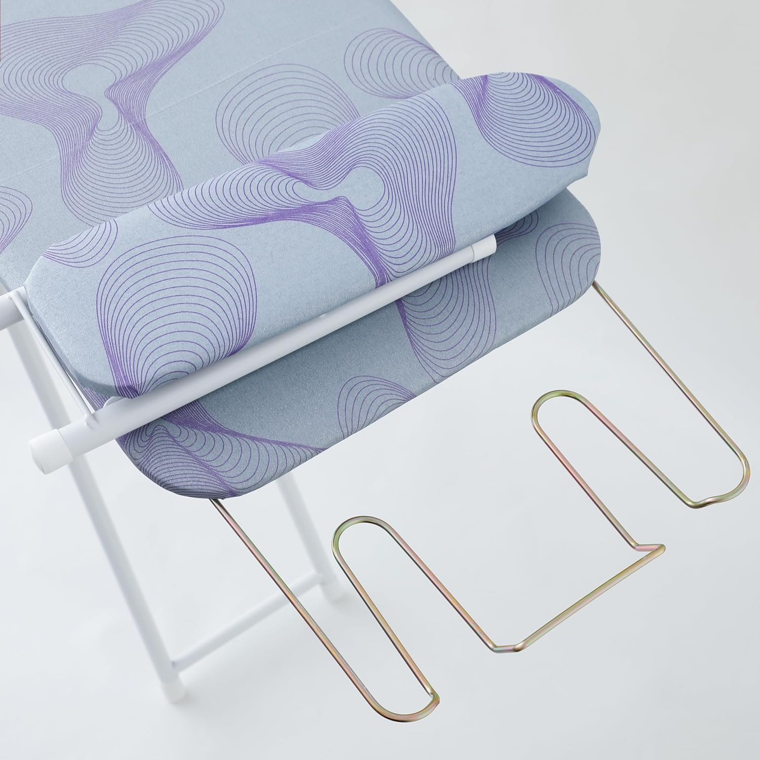 Kuber Industries 42 Inch Ironing Board For Clothes|Adjustable Height Ironing Stand|Press Table for Home (Multi)