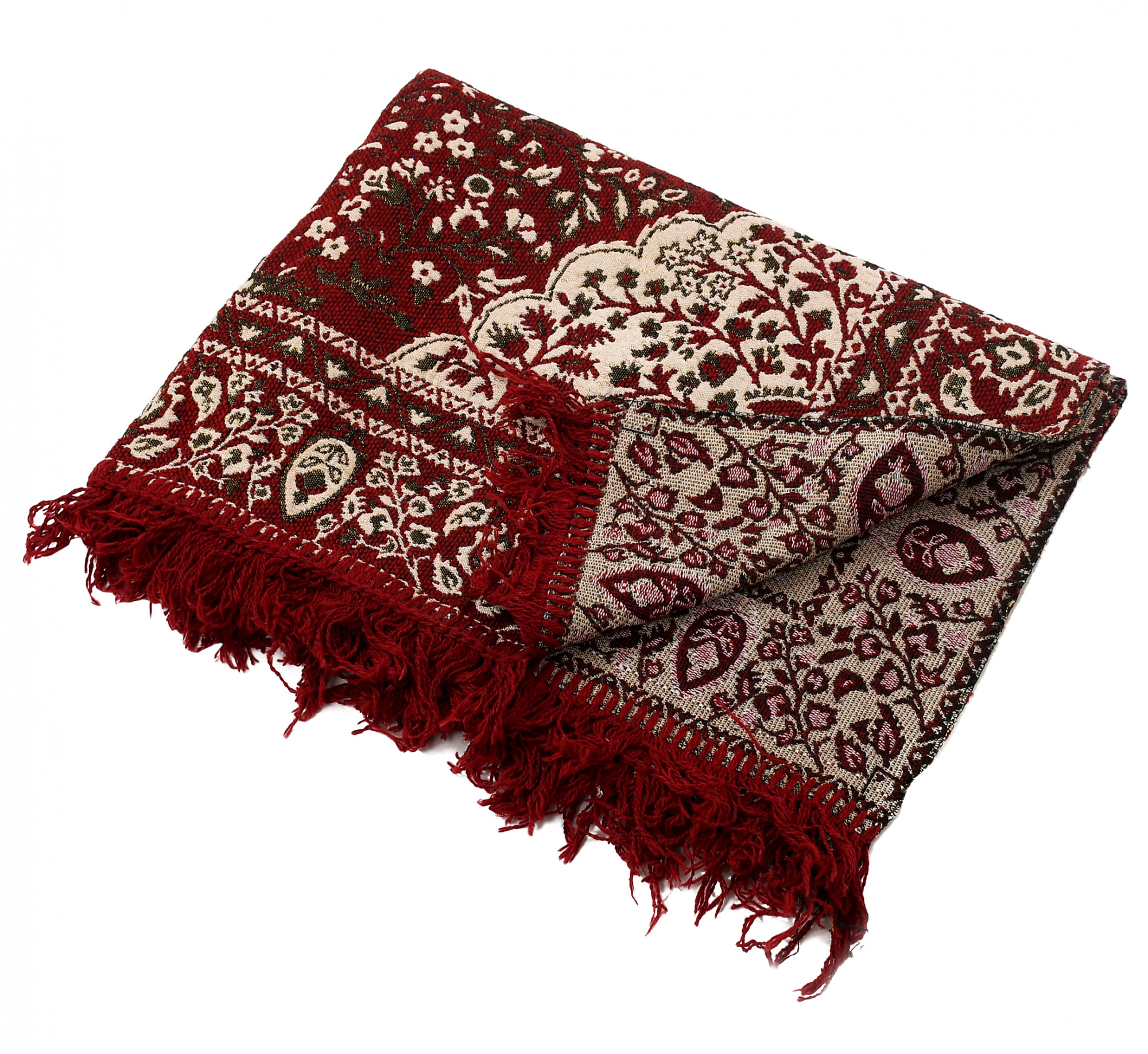 Kuber Industries 4.5 x3 Feet  Superfine Velvet Carpet|Rug|Living Room|Bedroom|Hall (Maroon)