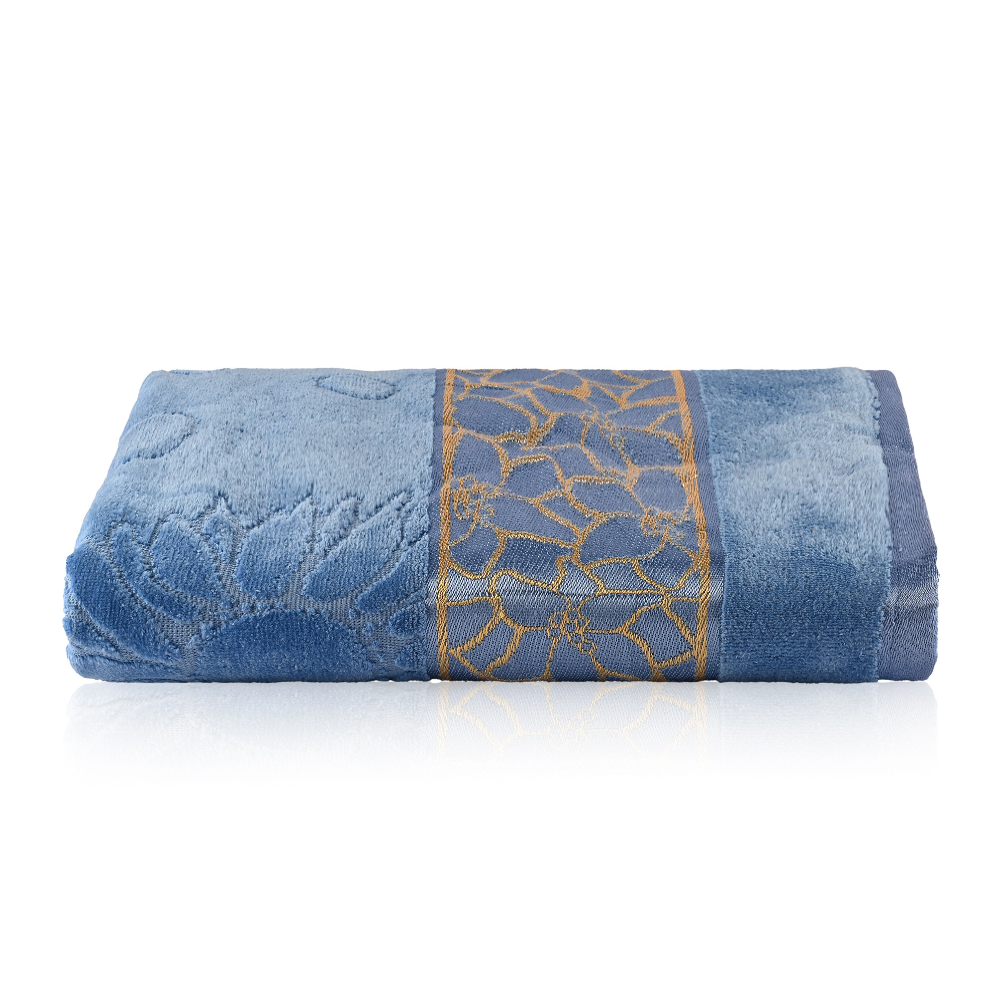 Kuber Industries 450 GSM Soft Blend Cotton Bathing Towel For MenWomen  FadeWrinkle Resistant Towels  30x60 Inches - Velvet Blue