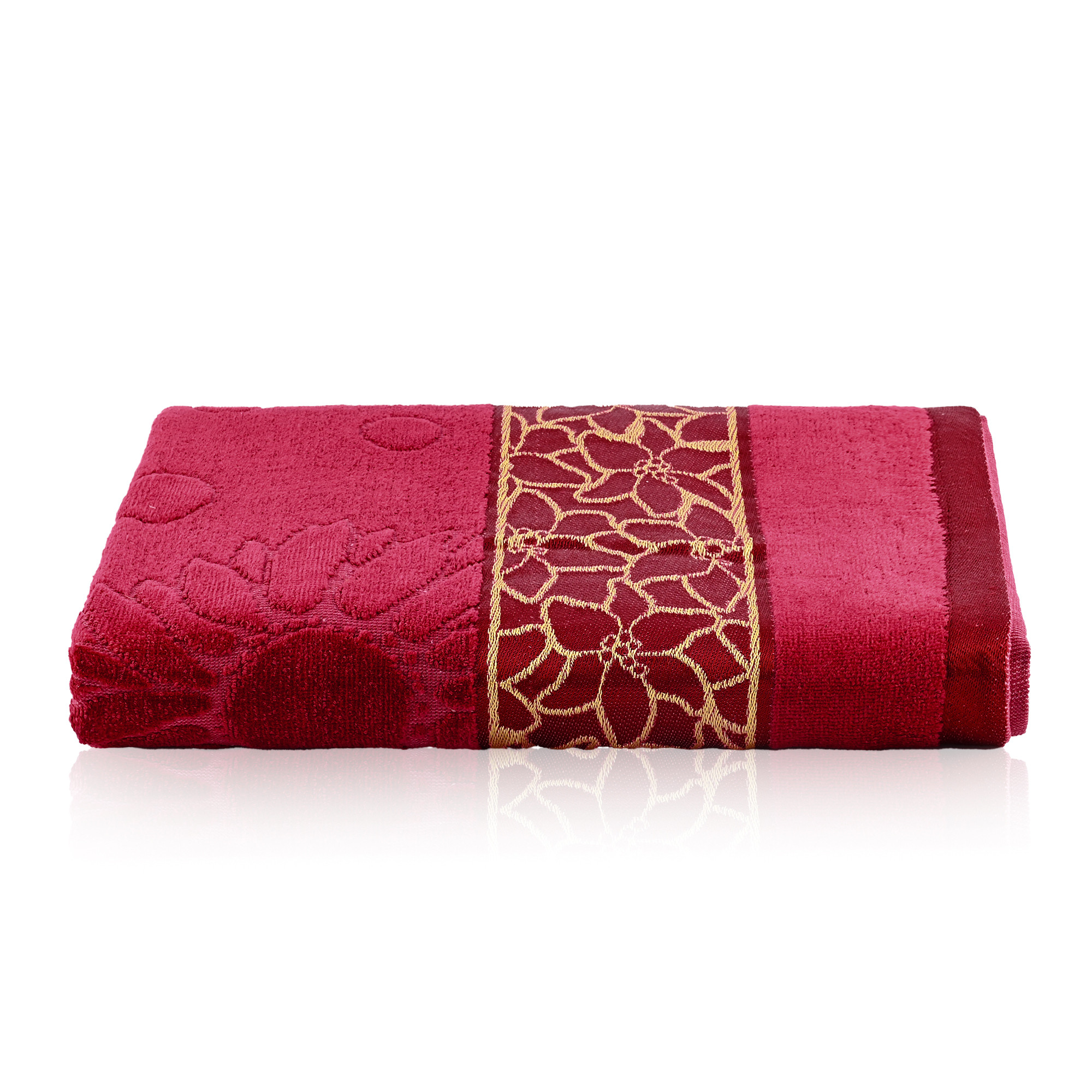 Kuber Industries 450 GSM Soft Blend Cotton Bathing Towel For MenWomen  FadeWrinkle Resistant Towels  30x60 Inches - Velvet Maroon