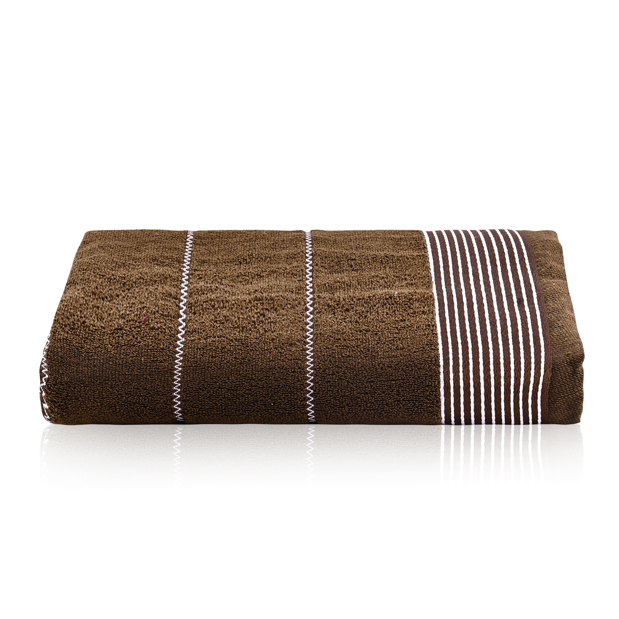 Kuber Industries 450 GSM Soft Blend Cotton Bathing Towel For MenWomen  FadeWrinkle Resistant Towels For Bath  30x60 Inches - Brown