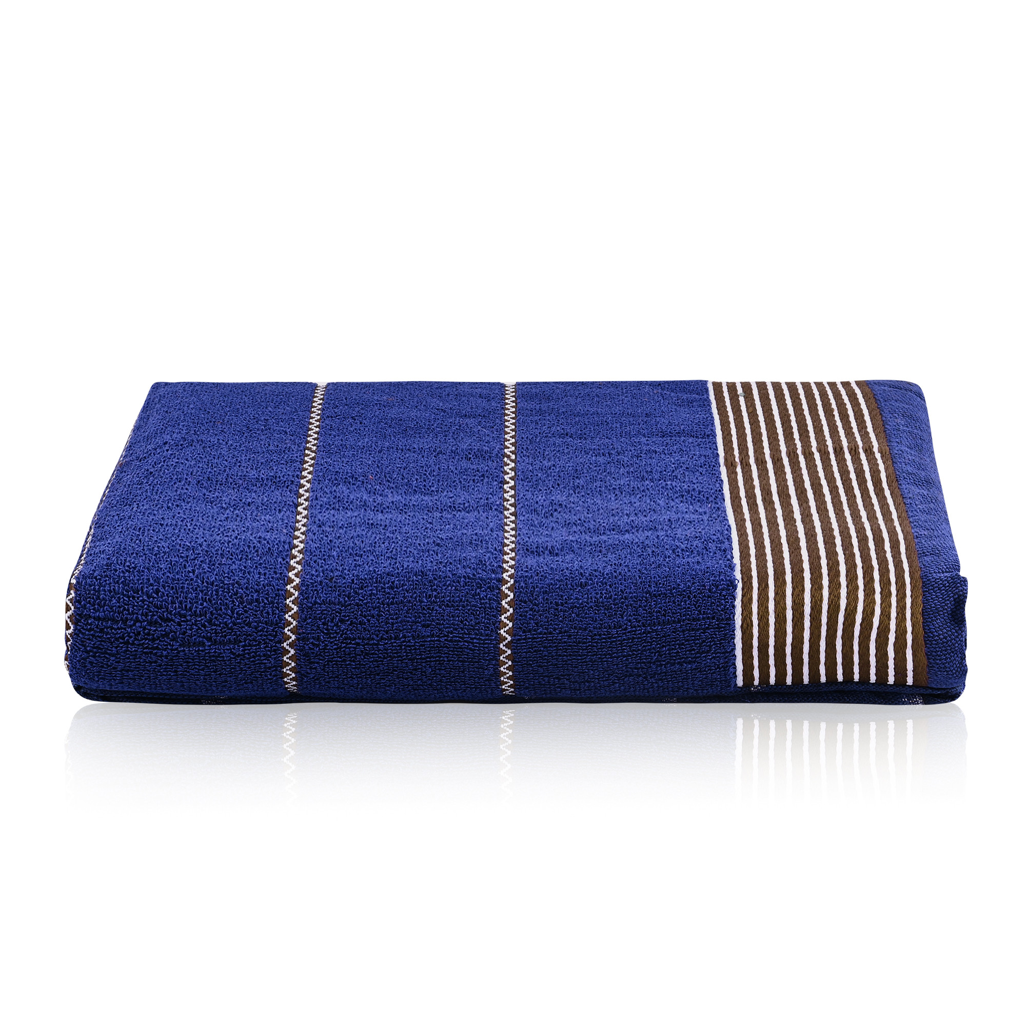 Kuber Industries 450 GSM Soft Blend Cotton Bathing Towel For MenWomen  FadeWrinkle Resistant Towels For Bath  30x60 Inches -Dark Blue