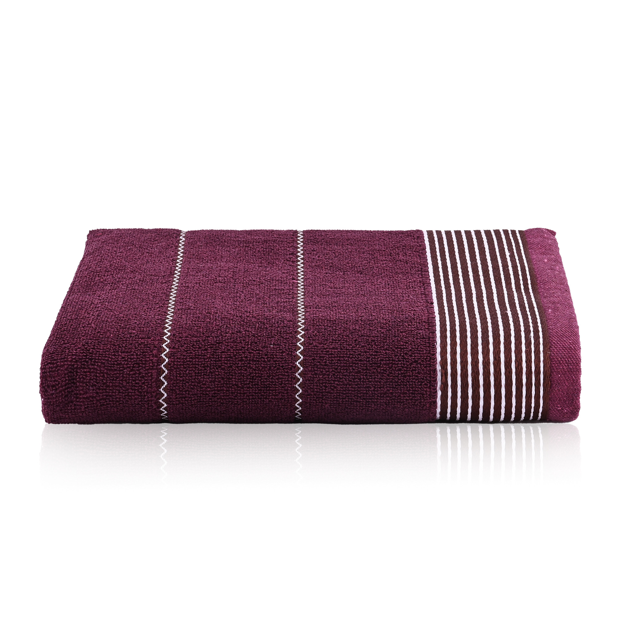 Kuber Industries 450 GSM Soft Blend Cotton Bathing Towel For MenWomen  FadeWrinkle Resistant Towels For Bath  30x60 Inches - Maroon